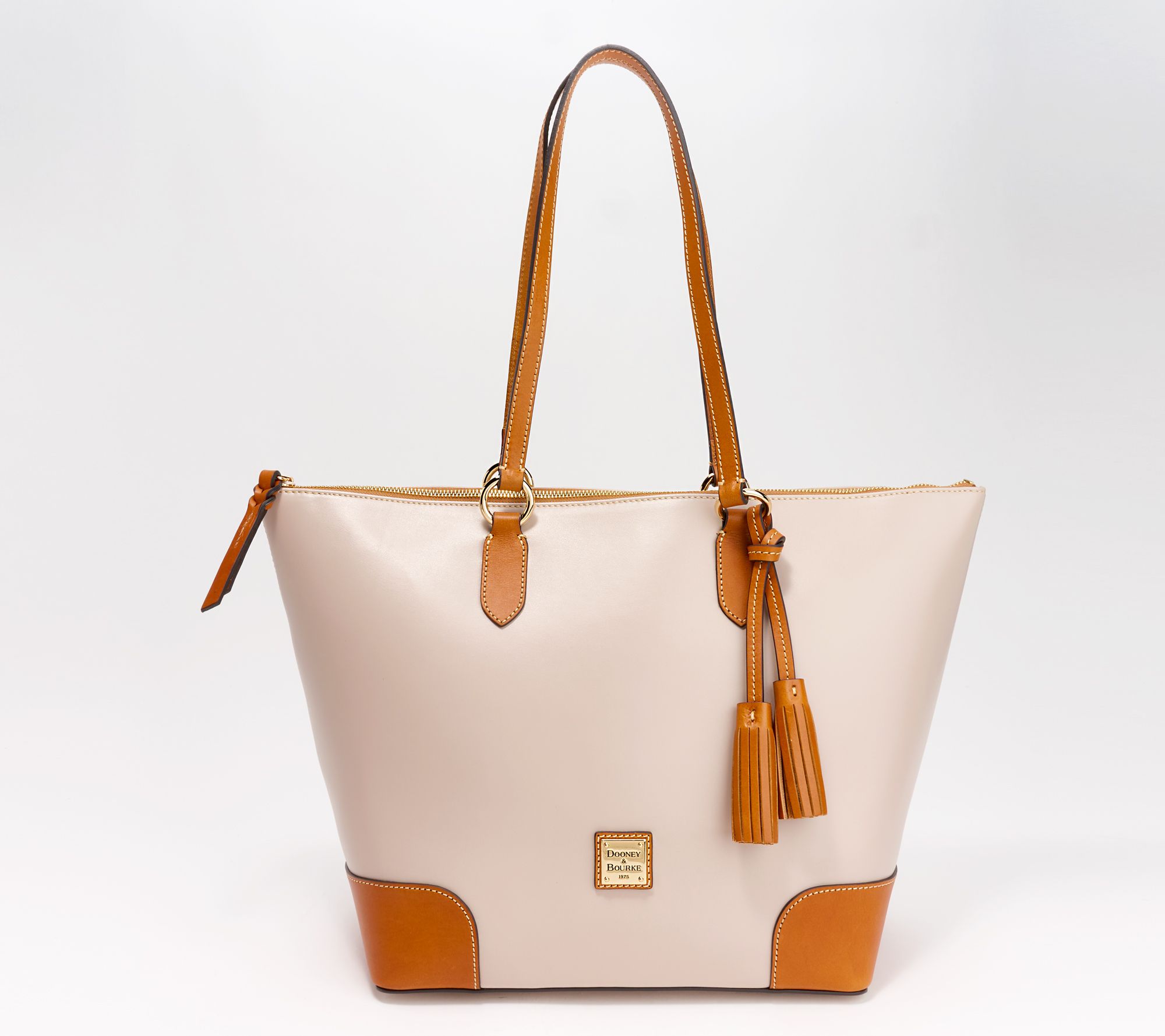 Dooney Bourke Wexford Leather Career Tote QVC