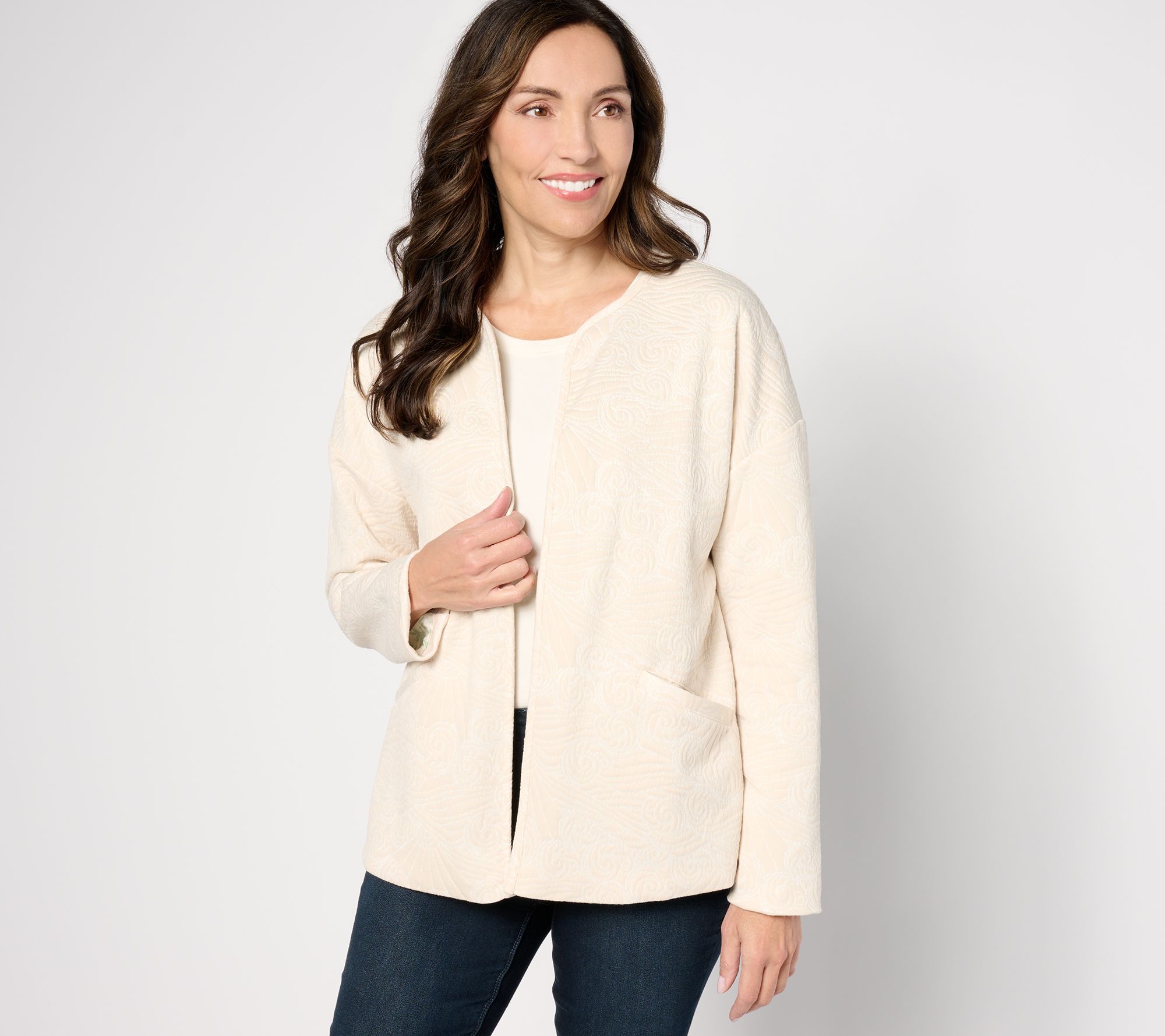 Denim & Co. Canyon Retreat Spring Quilted Jacket