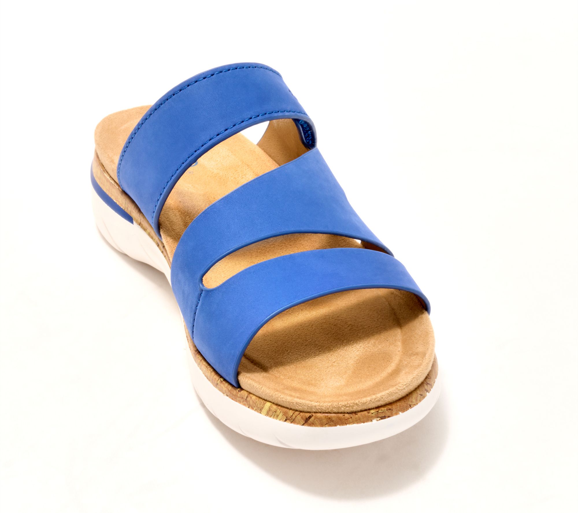 Earth Leather Slide Sandals - Ralli - QVC.com