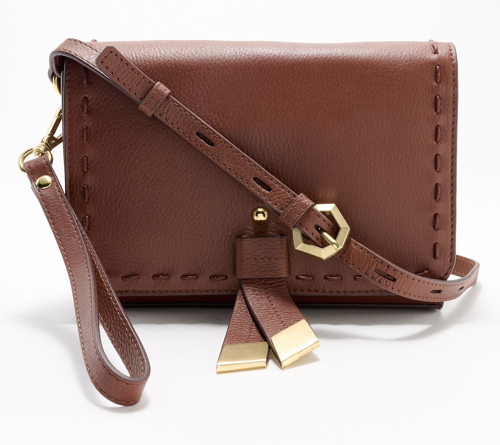 LODIS Leather Front Flap Danica Crossbody