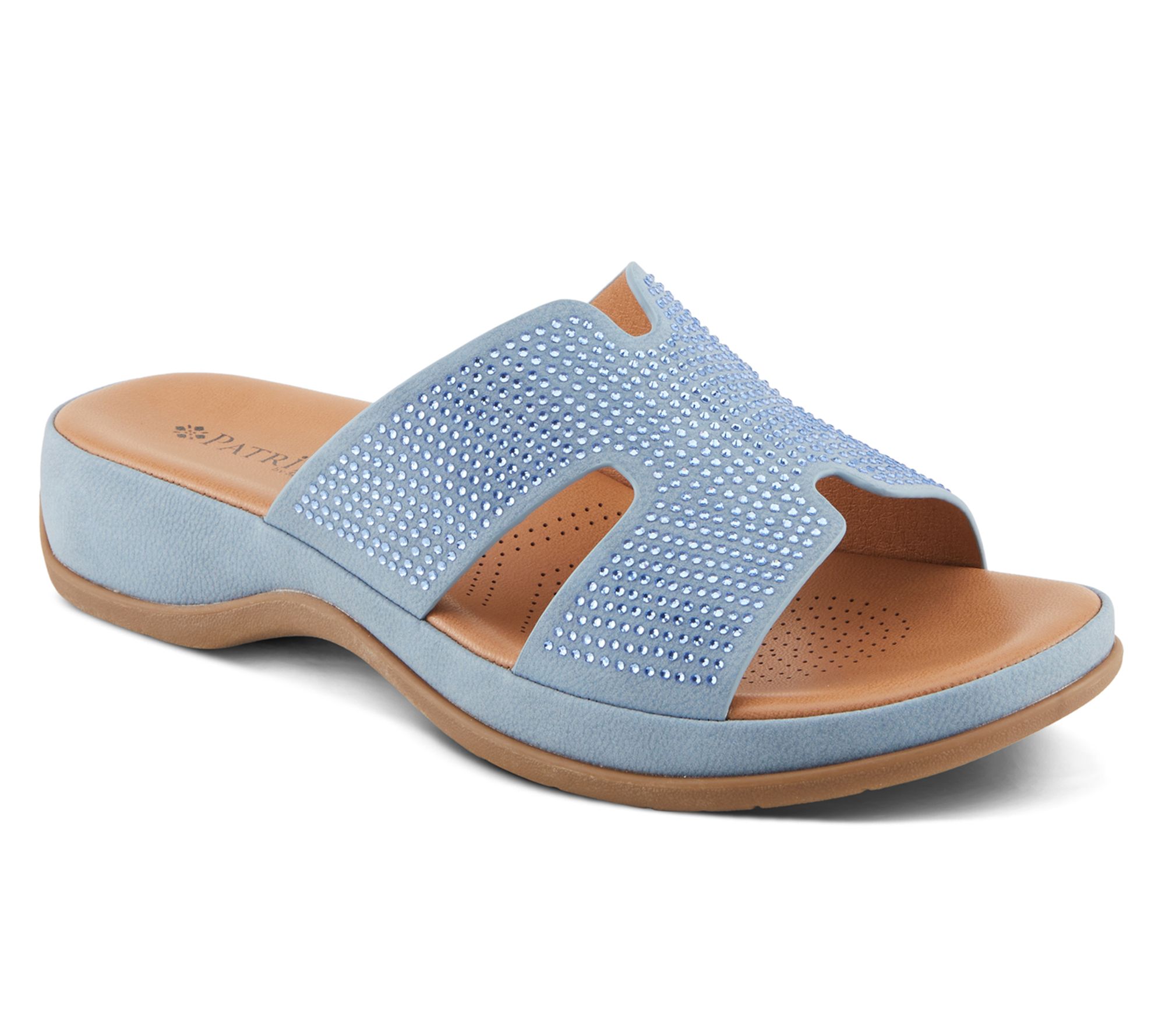 Patrizia by Spring Step Crystal Slide Sandals -Endless