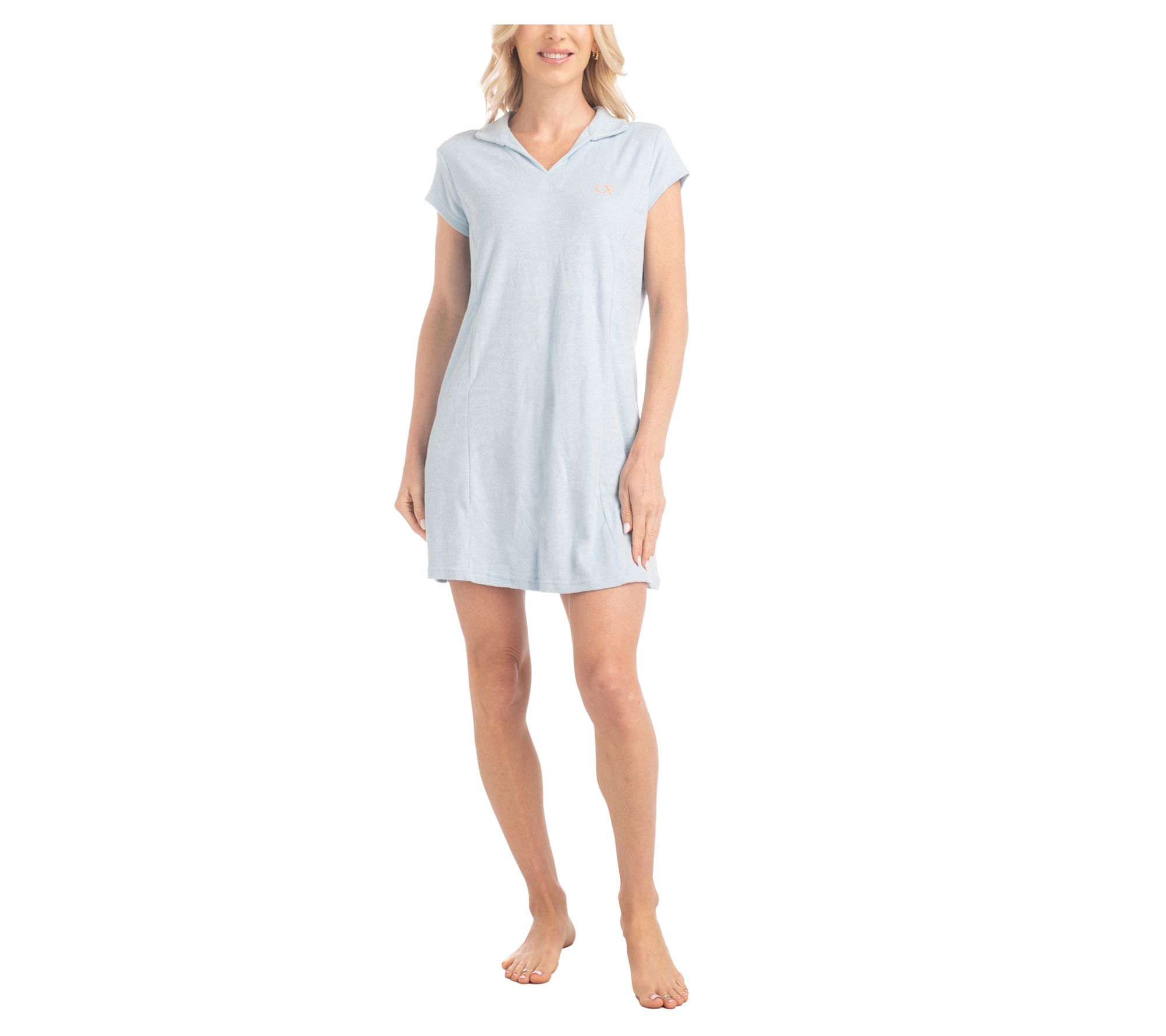 Ocean Pacific Sunset Chaser Vintage Terry TunicLounge Dress