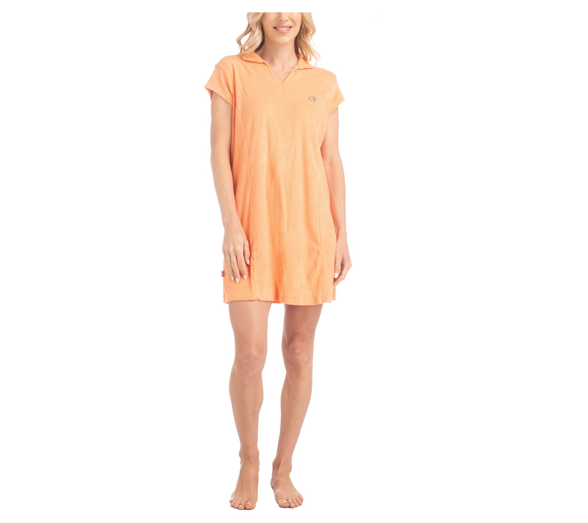 Ocean Pacific Sunset Chaser Vintage Terry TunicLounge Dress