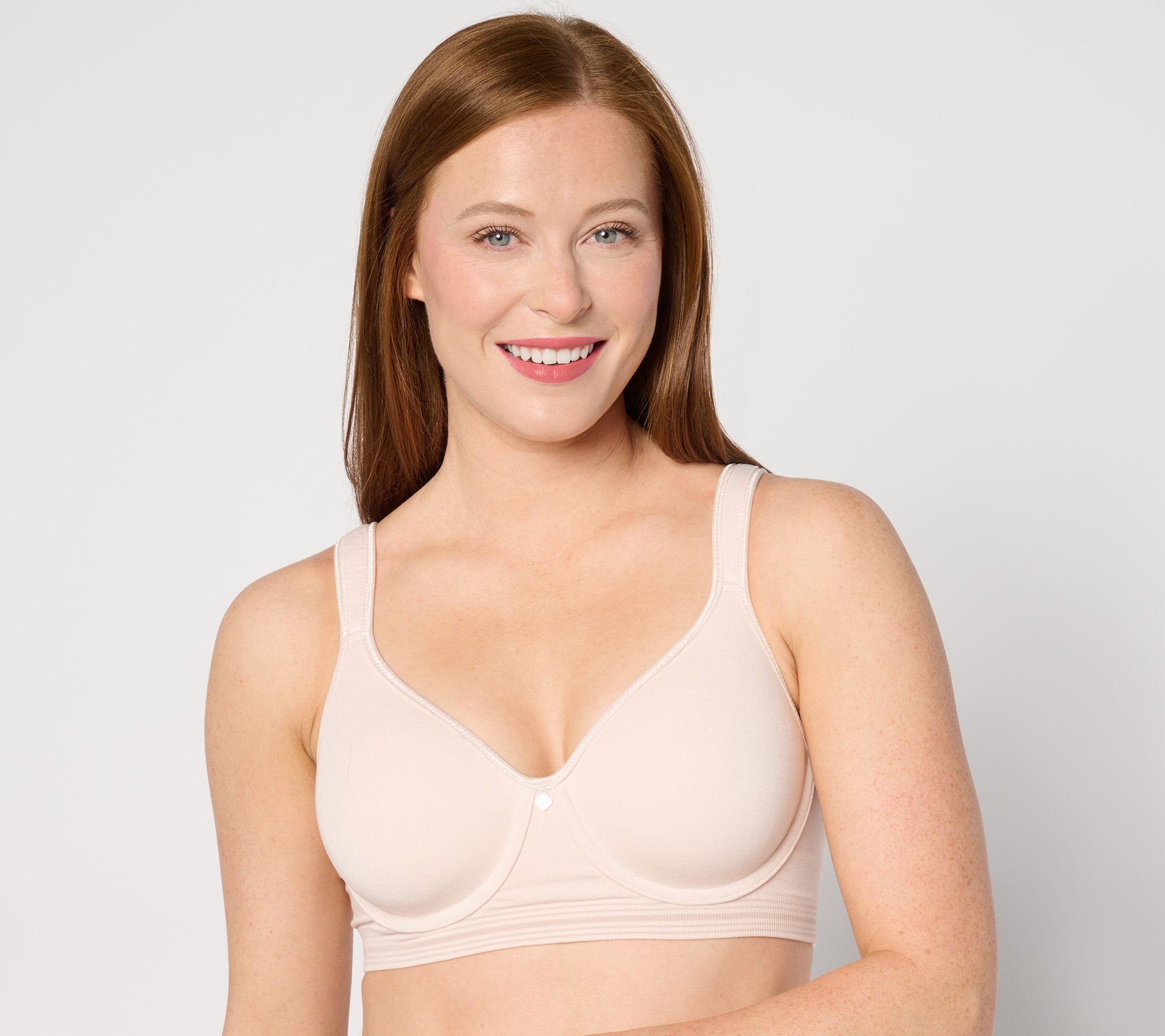 "As Is" Breezies Comfort Breeze Underwire T-Shirt Bra