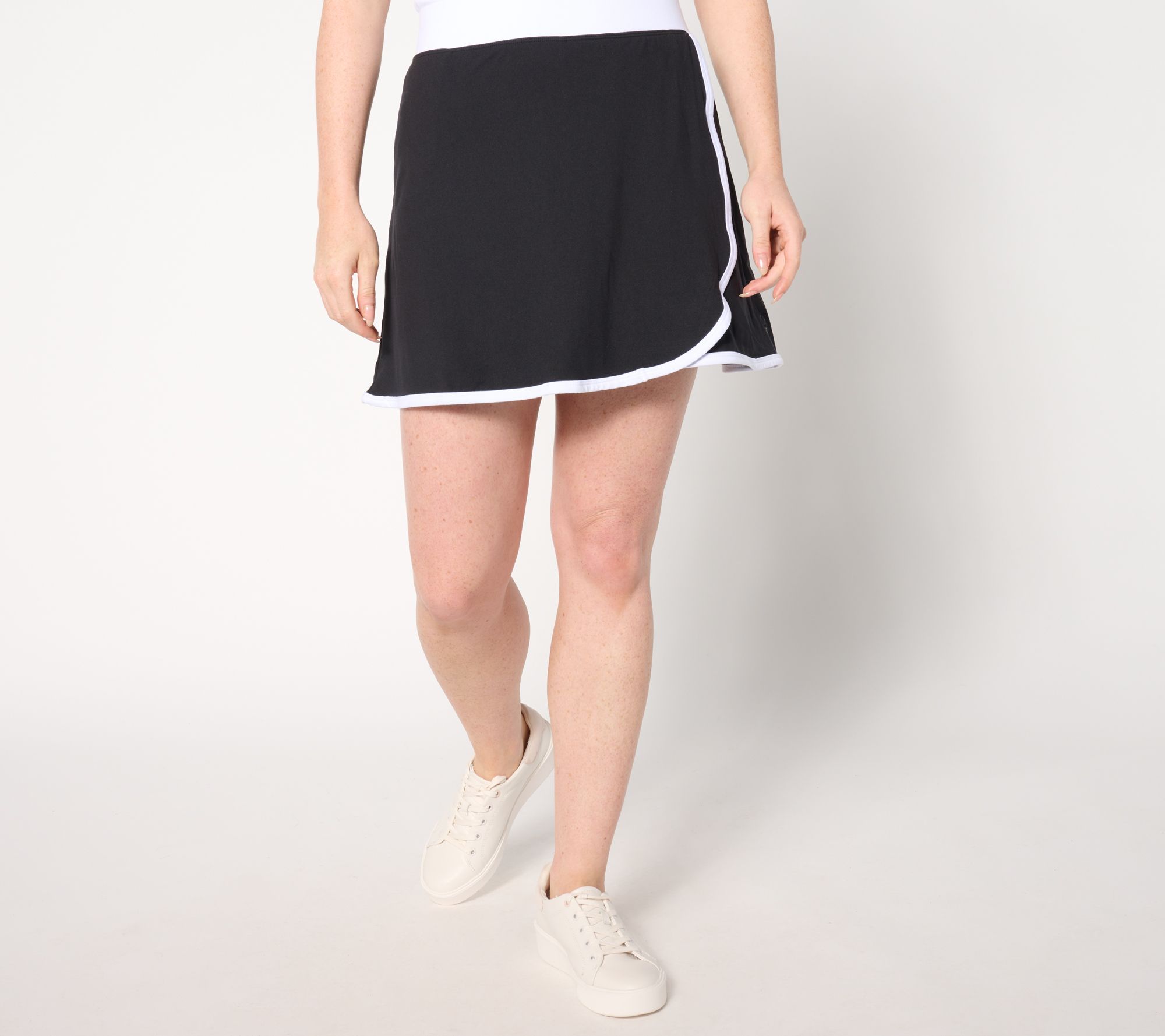 "As Is" Cuddl Duds Flexwear Foldover Skort