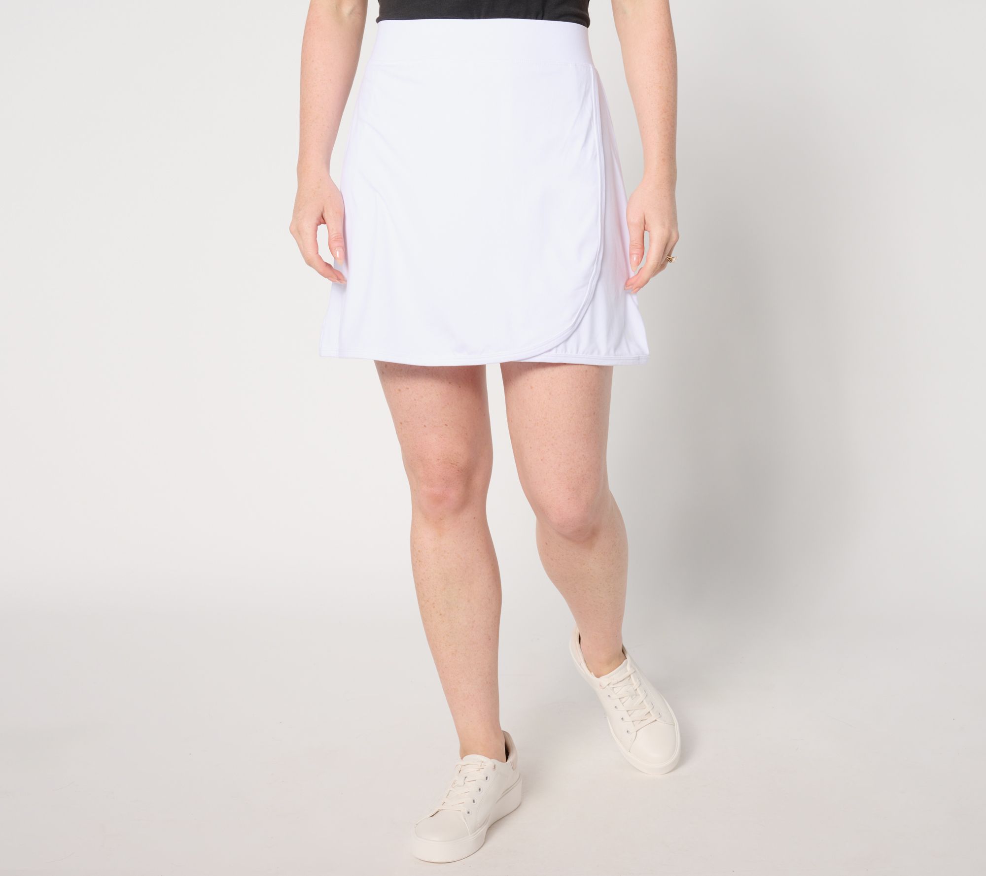 "As Is" Cuddl Duds Flexwear Foldover Skort