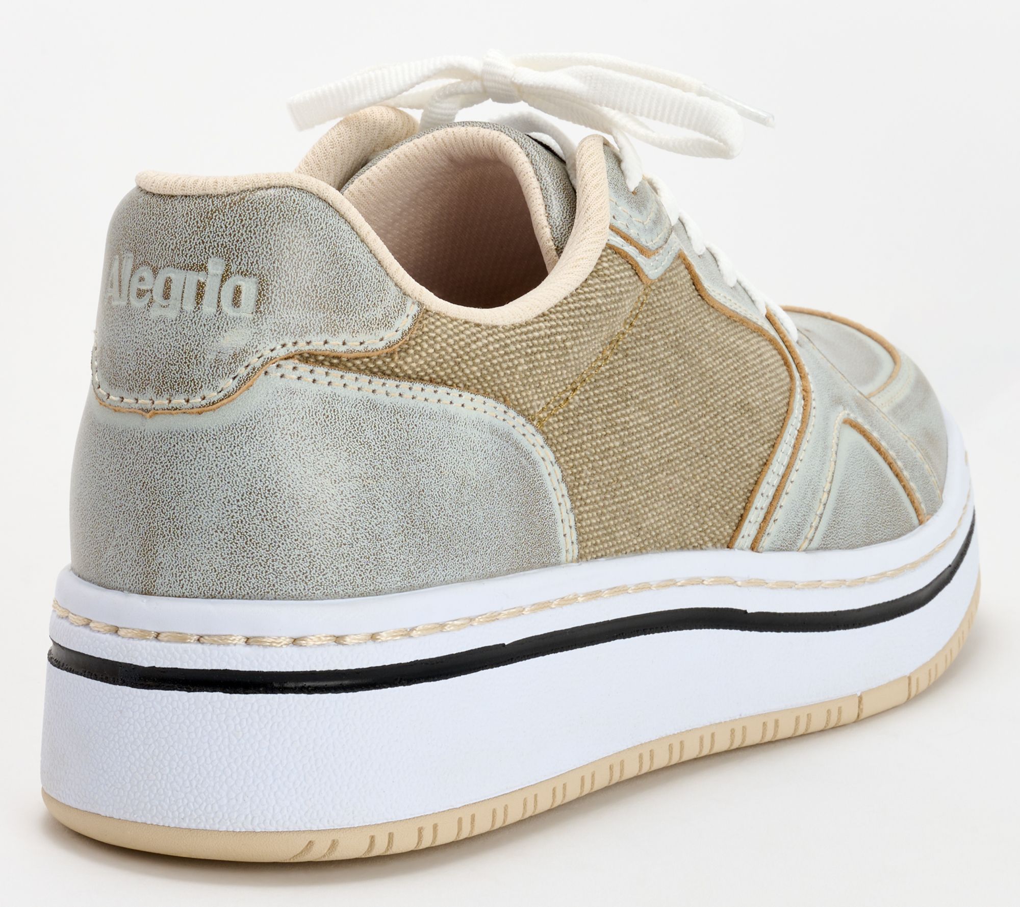 アレグリアス Alegria Lace-Up Casual Sneakers - Alyster - QVC.com