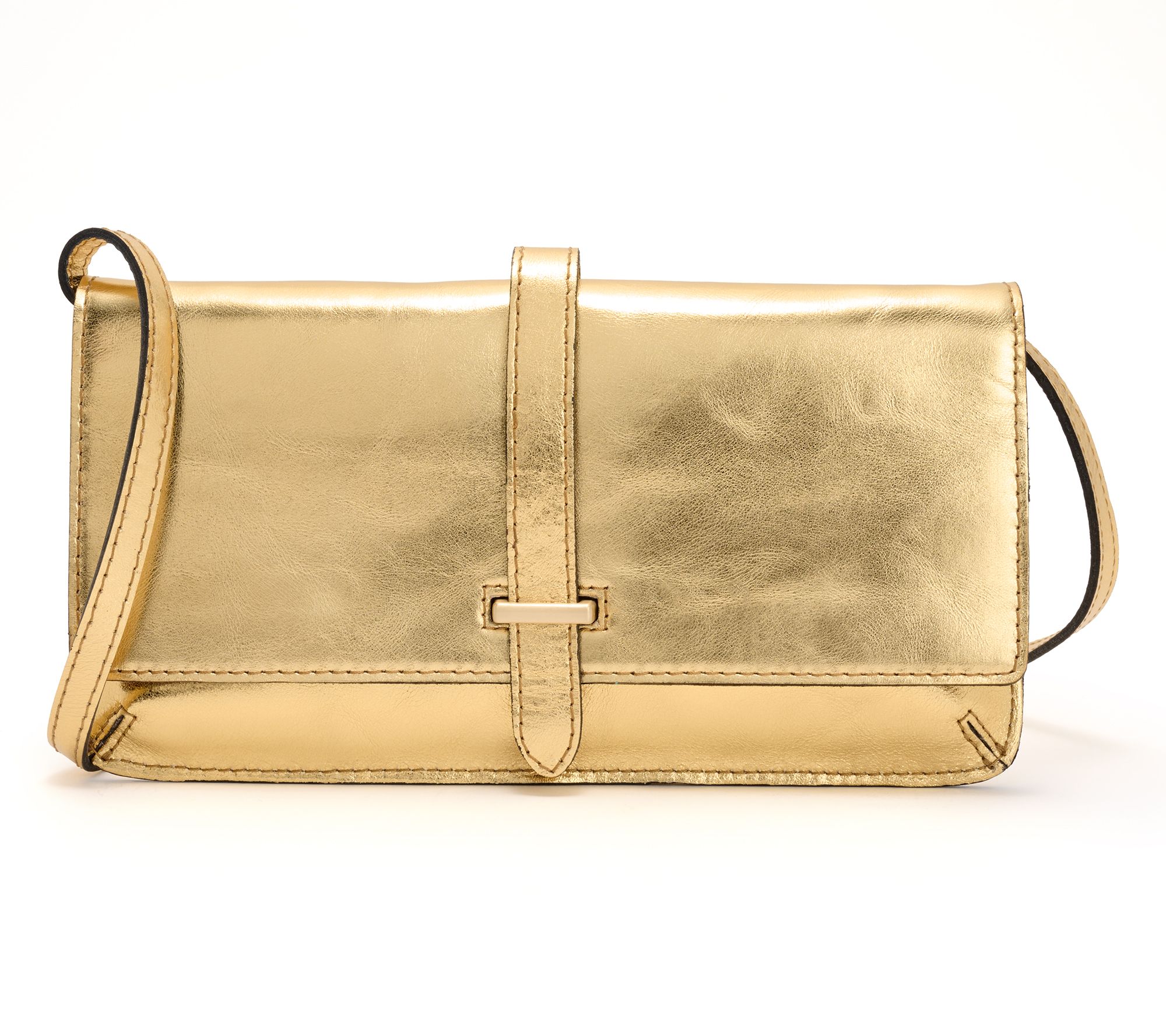 Patricia Nash Leather Perissa Clutch with Crossbody Strap