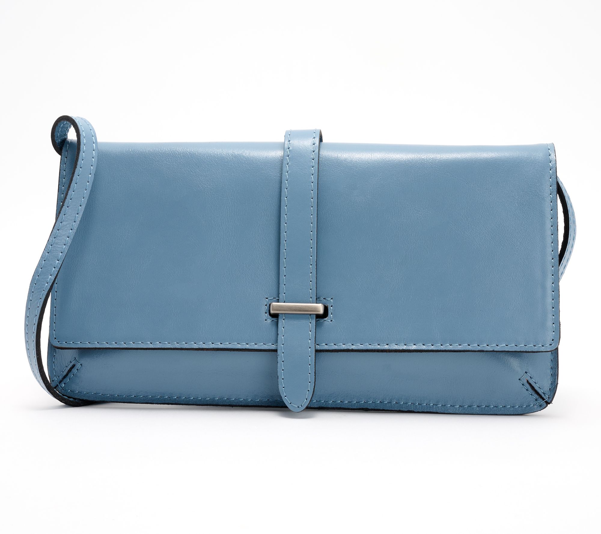 Patricia Nash Leather Perissa Clutch with Crossbody Strap