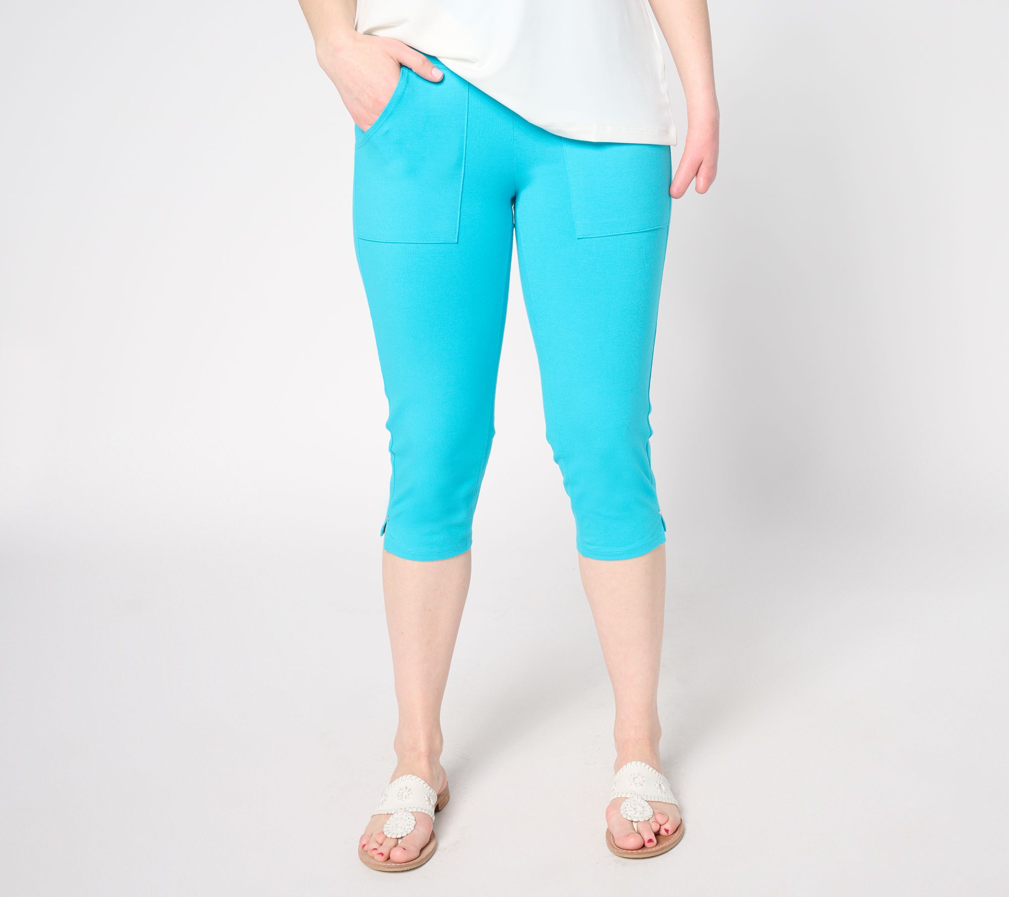 Women with Control Petite Tummy Control 86/14 Pedal Pusher