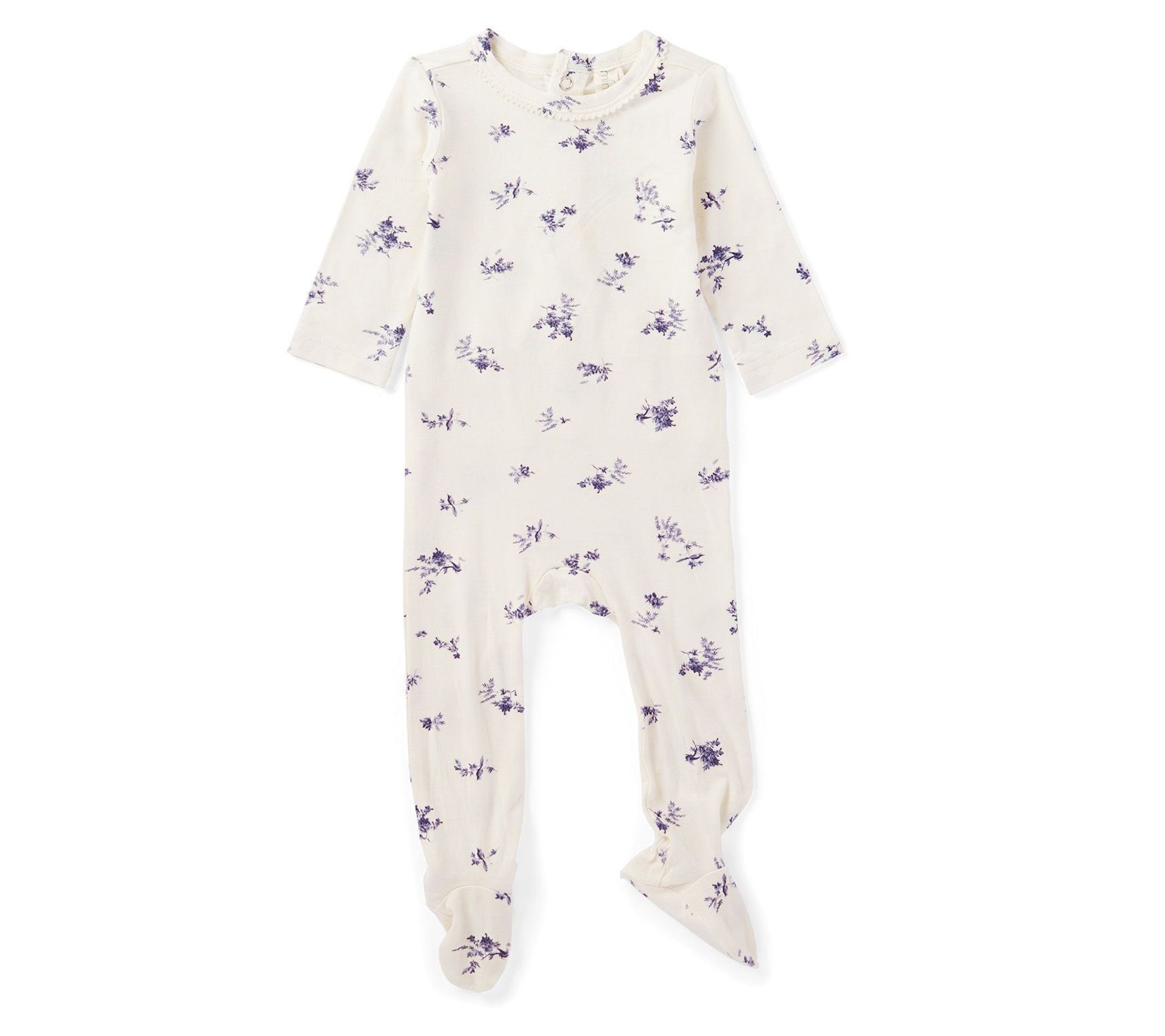 MiniMoi Girls Floral Footie