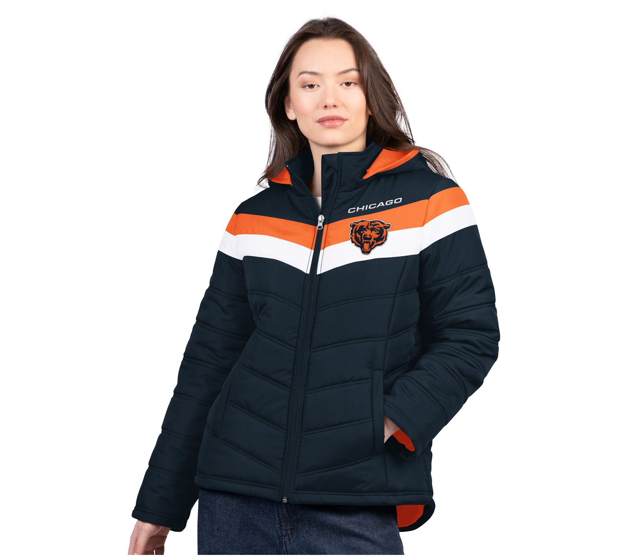 NFL Officially Licensed Women's Quilted Puffer Jacket