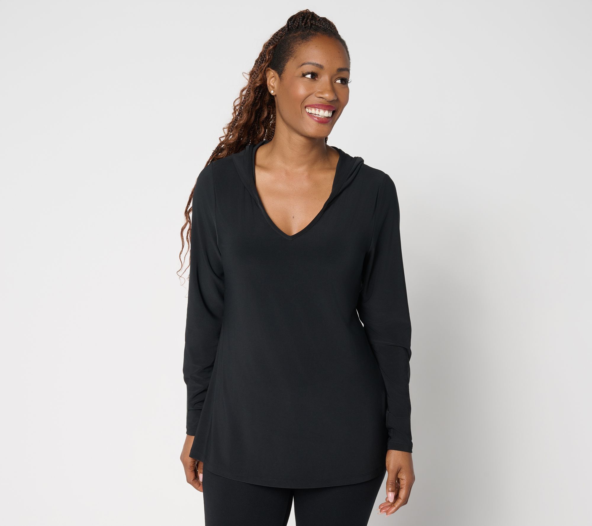 Attitudes by Renee La Roma Jersey Hooded Top