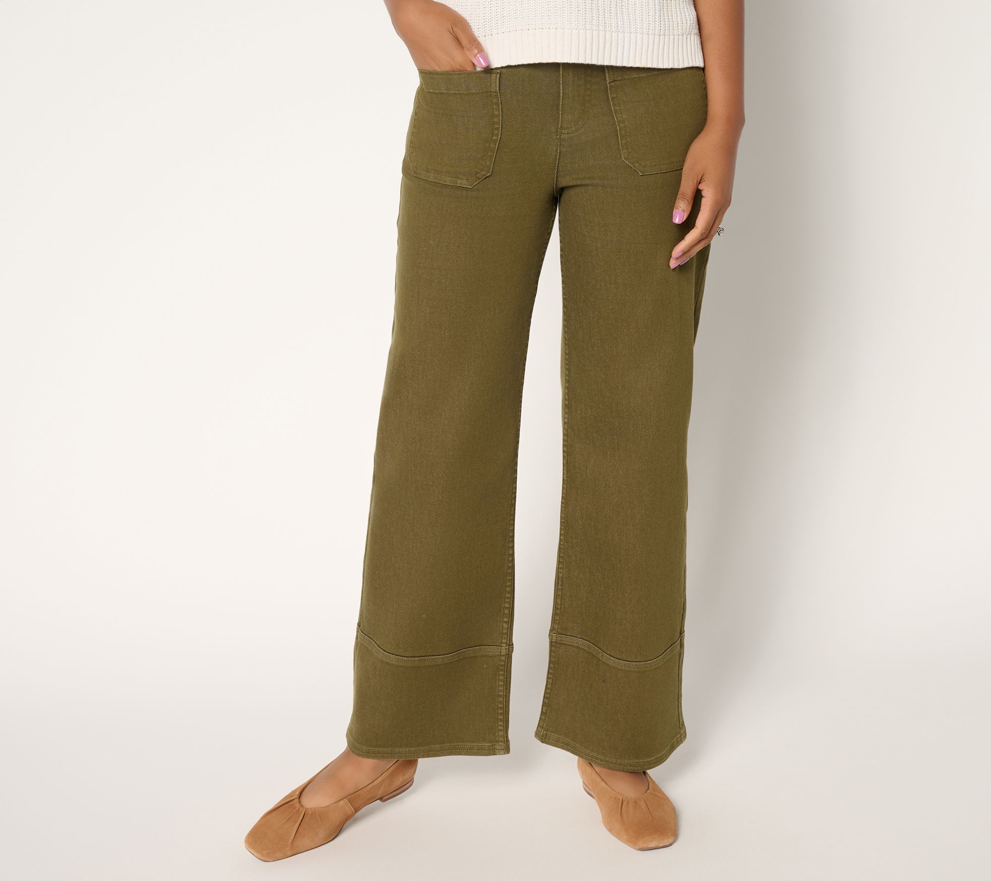 Martha Stewart Signature Tall Color Straight Leg Jeans