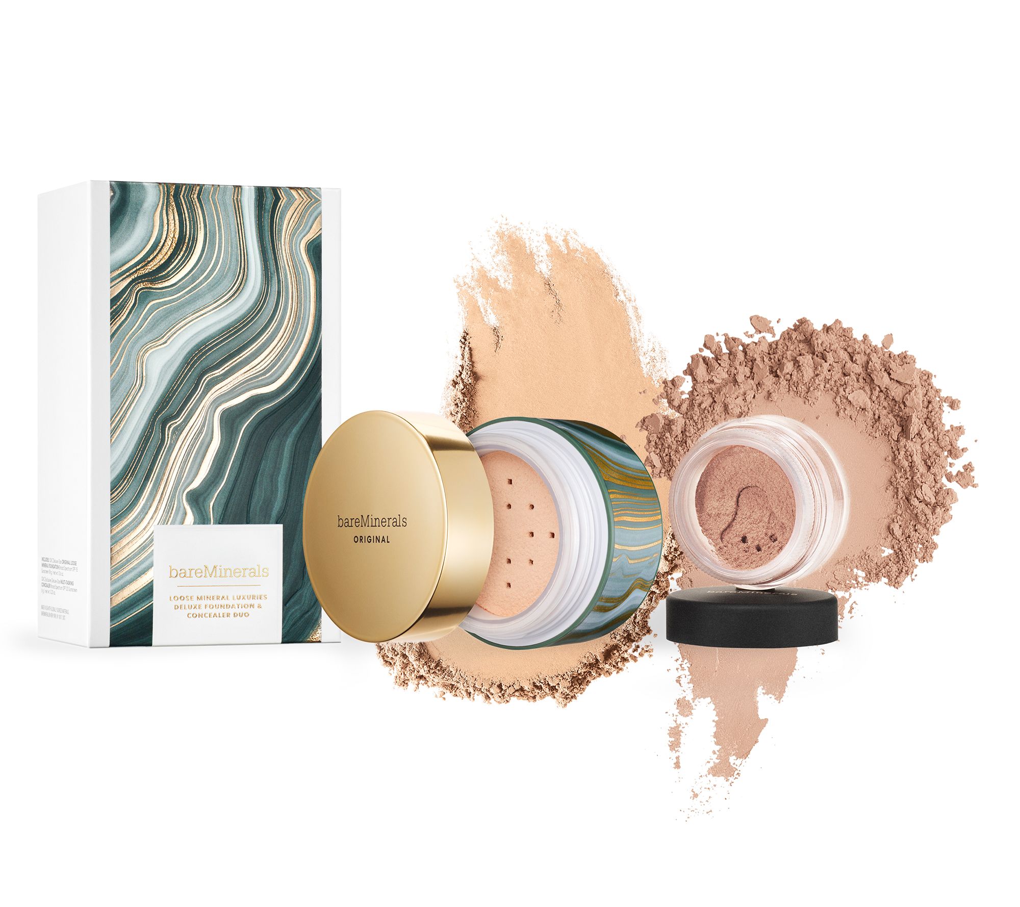 bareMinerals Holiday Deluxe Loose Foundation & Bisque 2 PC Set