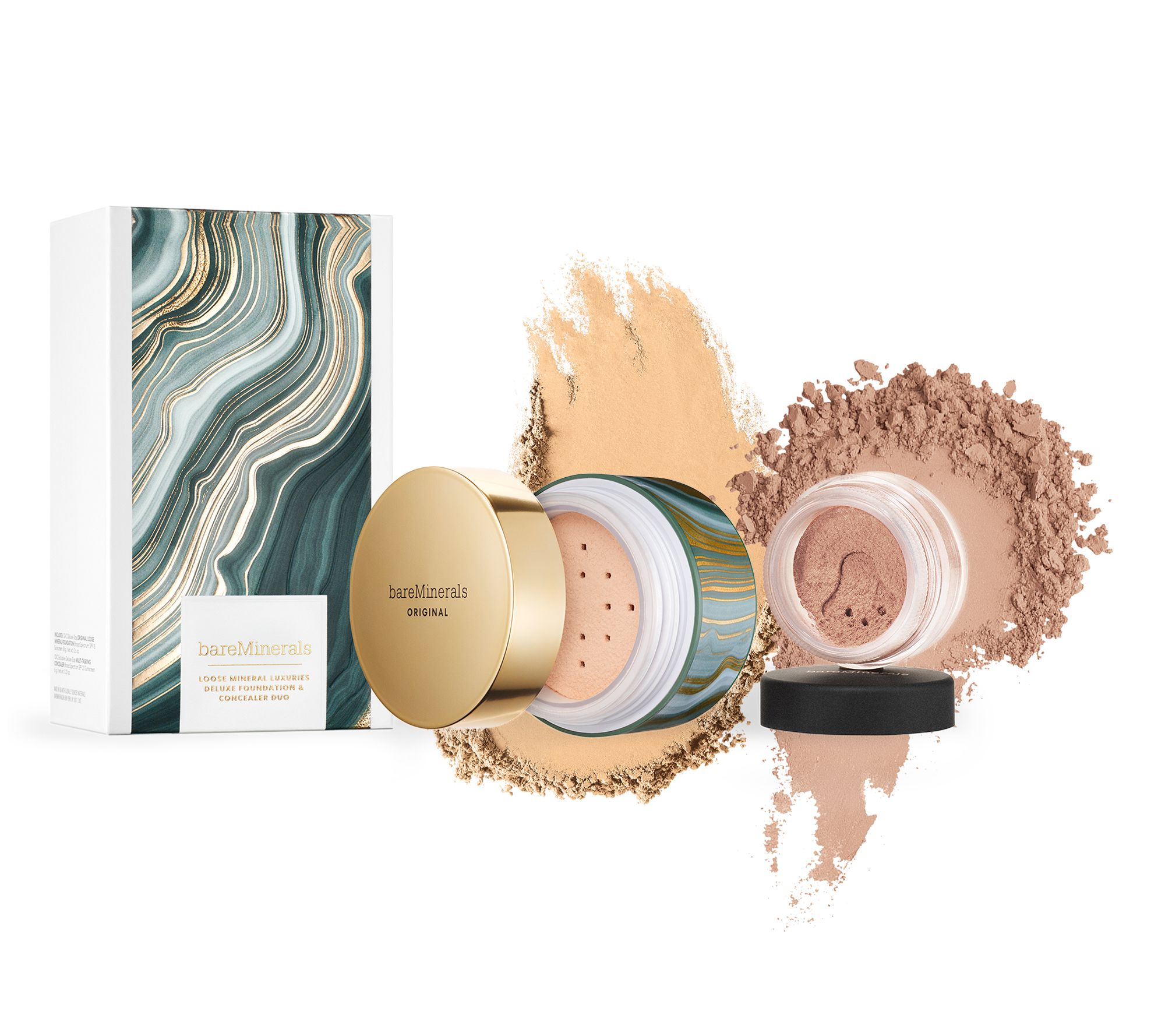 bareMinerals Holiday Deluxe Loose Foundation & Bisque 2 PC Set
