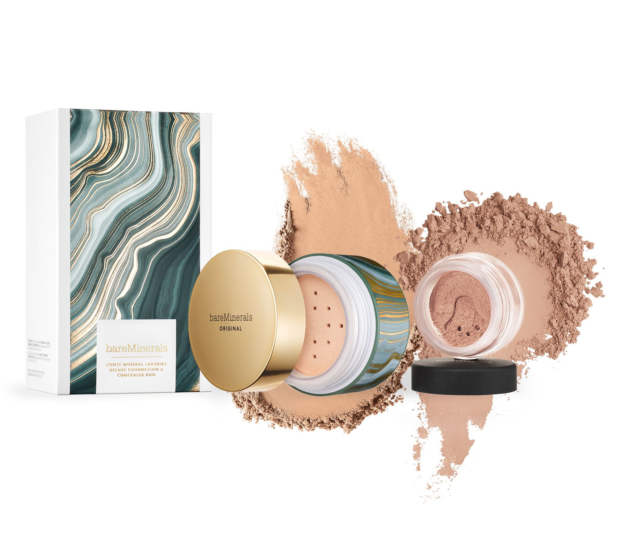 bareMinerals Holiday Deluxe Loose Foundation & Bisque 2 PC Set