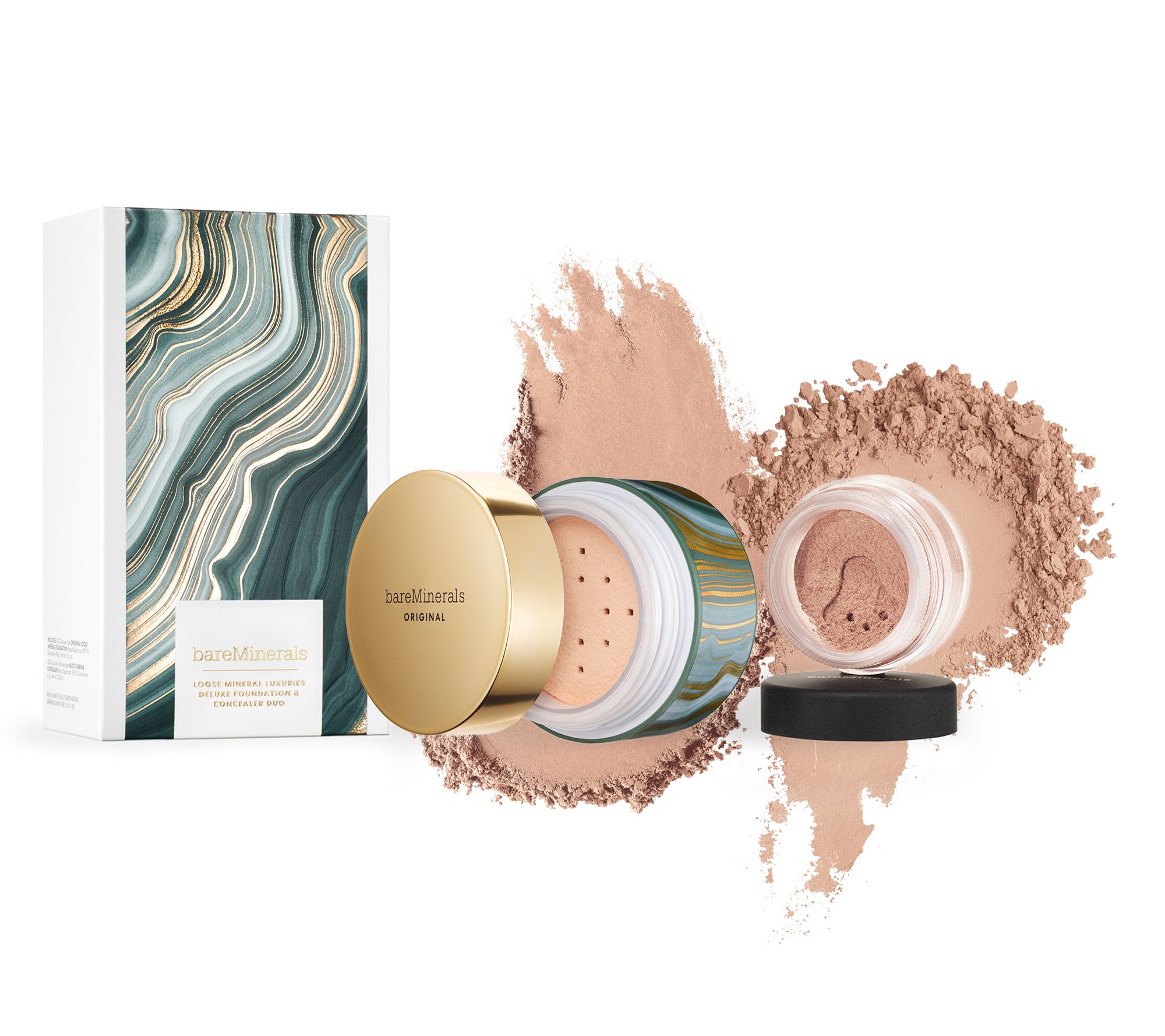 bareMinerals Holiday Deluxe Loose Foundation & Bisque 2 PC Set