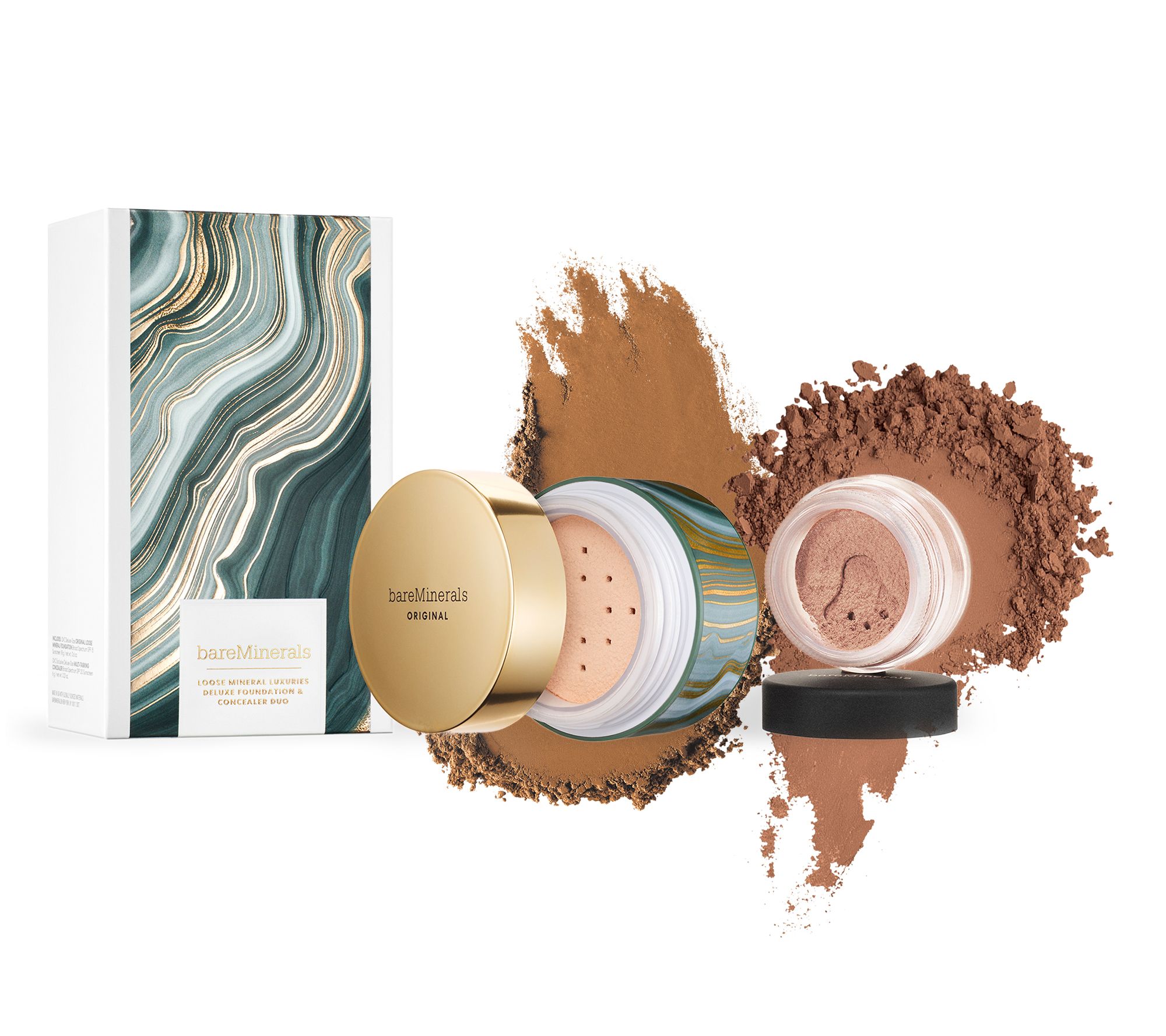 bareMinerals Holiday Deluxe Loose Foundation & Bisque 2 PC Set