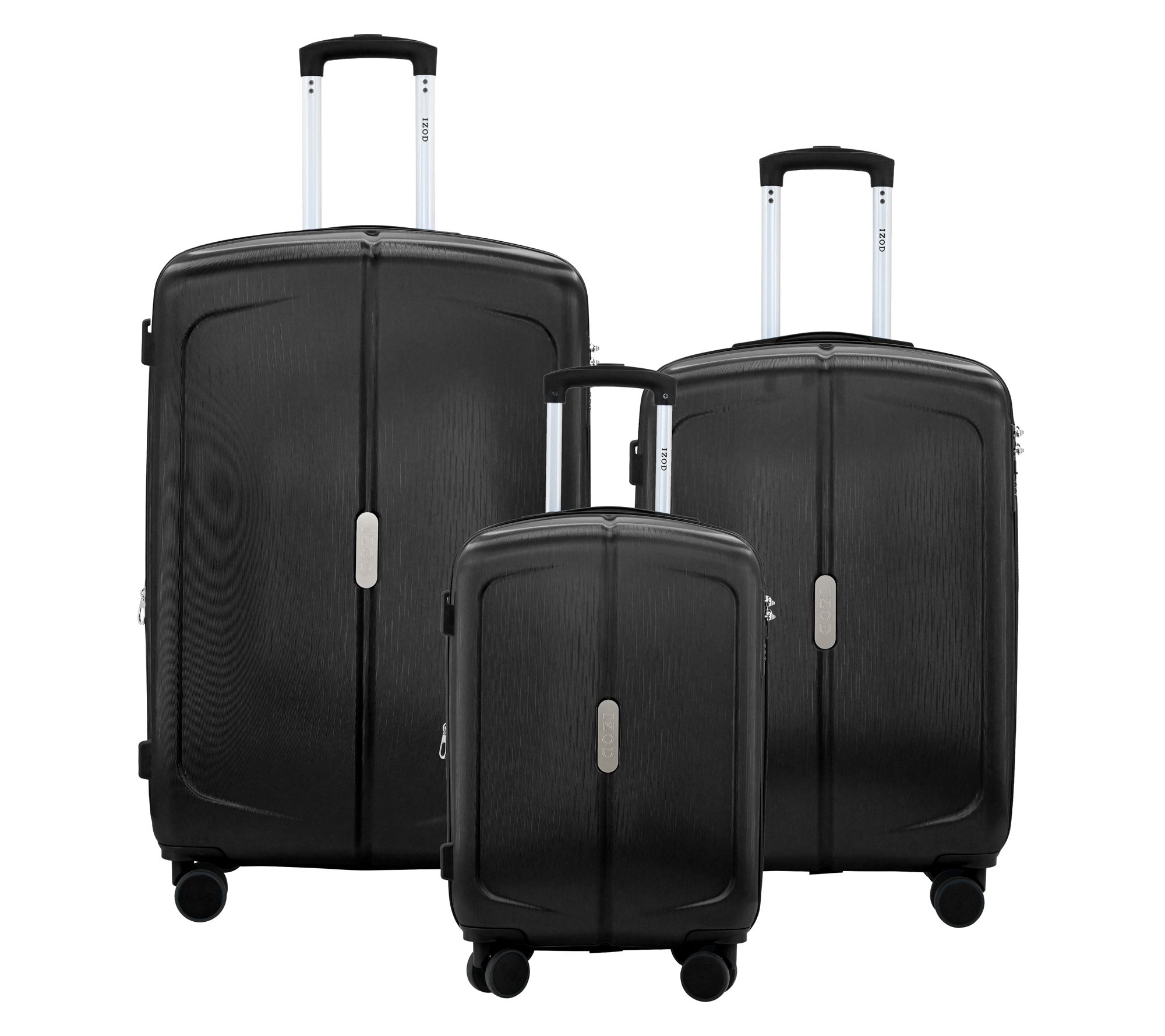 IZOD Mateo ABS 3-Piece Spinner Luggage Set - 20/24/28"