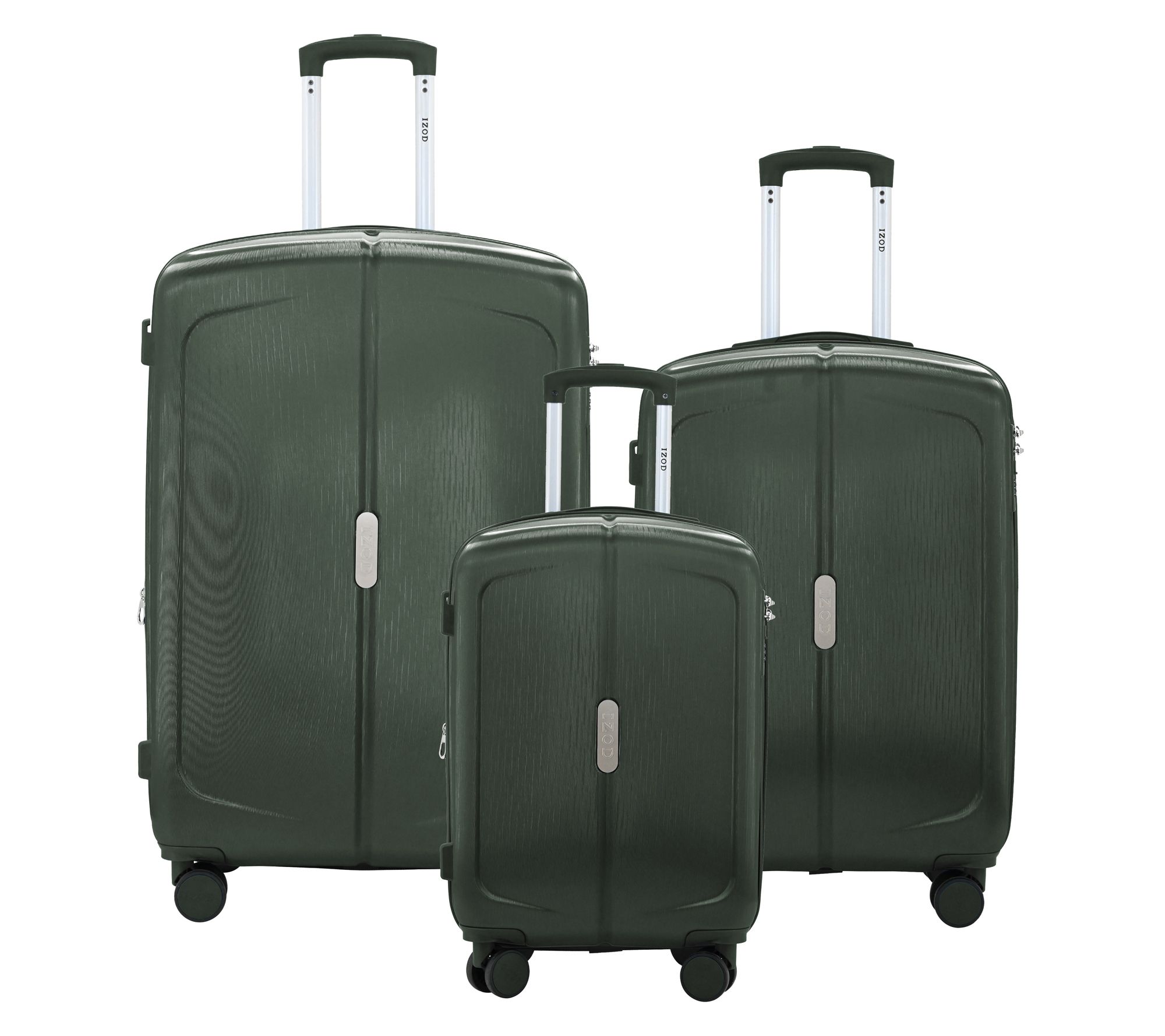 IZOD Mateo ABS 3-Piece Spinner Luggage Set - 20/24/28"
