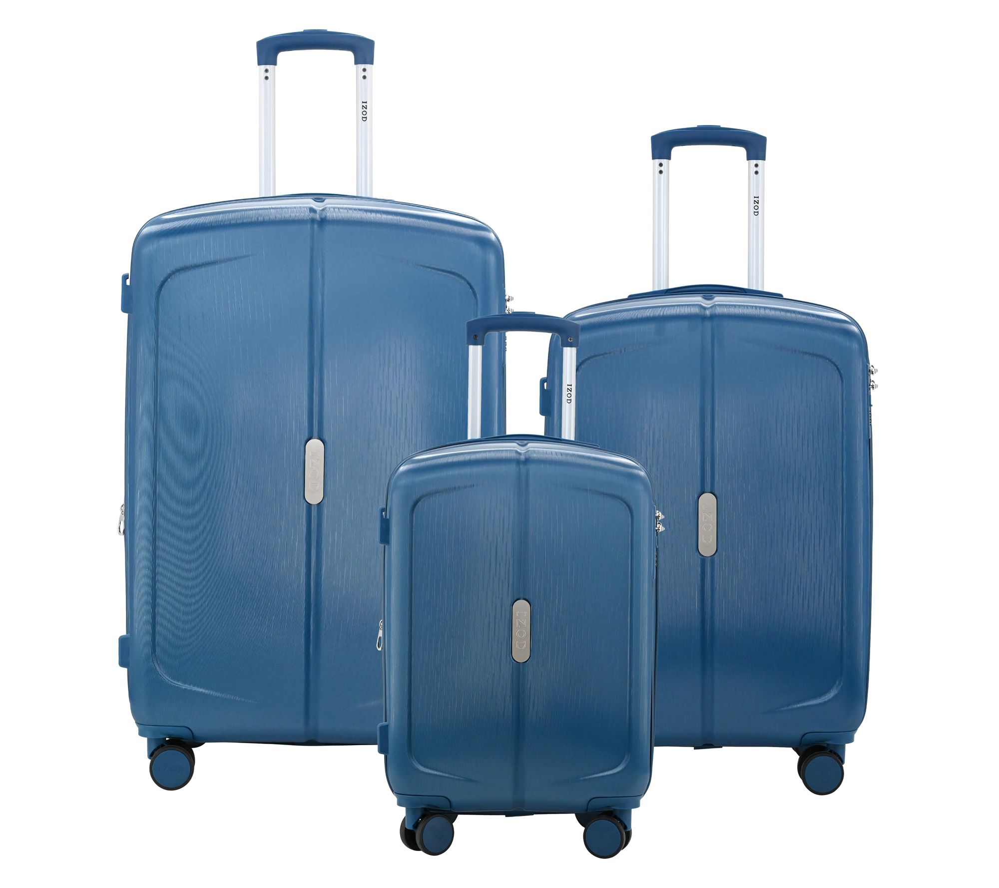 IZOD Mateo ABS 3-Piece Spinner Luggage Set - 20/24/28"