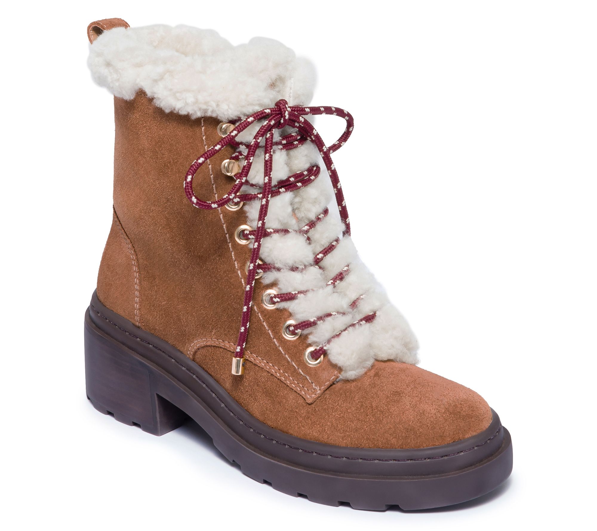 Bernardo Shearling Hiker Boot - North Shearling