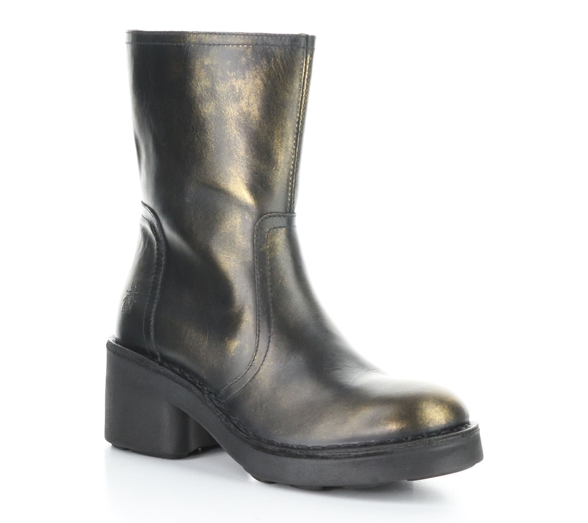 Fly London Clark Side Zip Leather Boot - Nore191Fly