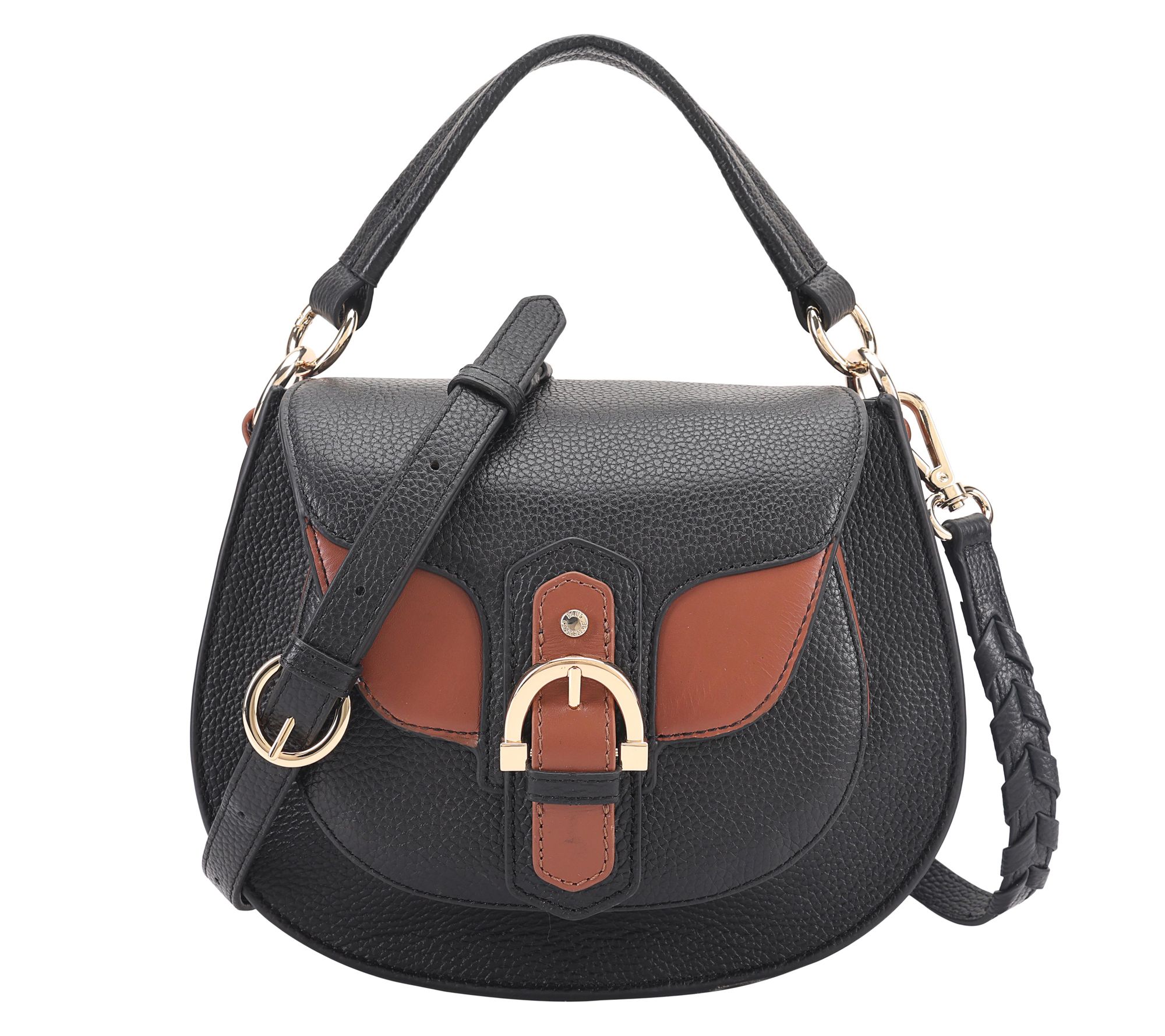 Paul Costelloe Dressage Leather Saddle Bag with Crossbody Strap