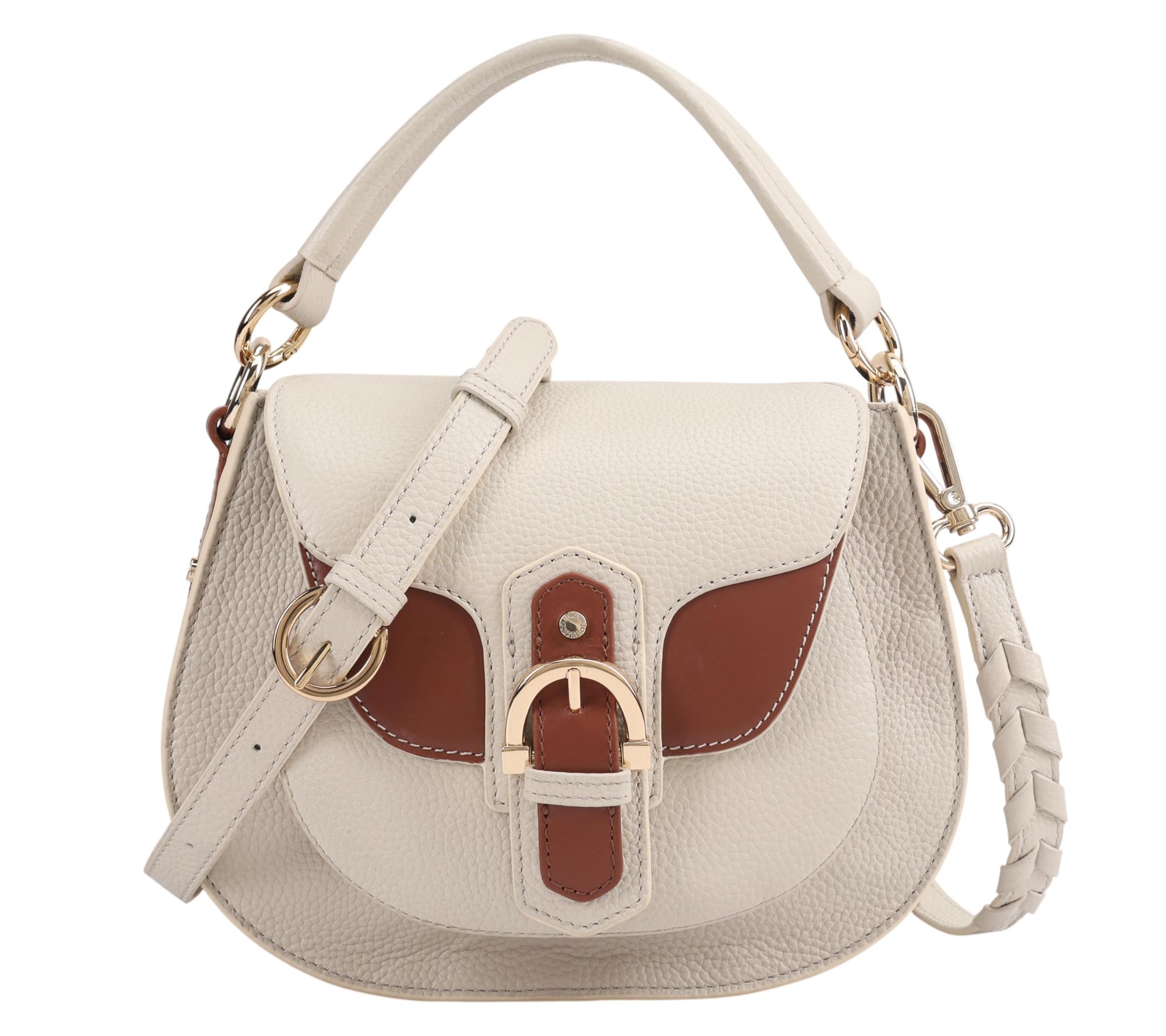 Paul Costelloe Dressage Leather Saddle Bag with Crossbody Strap