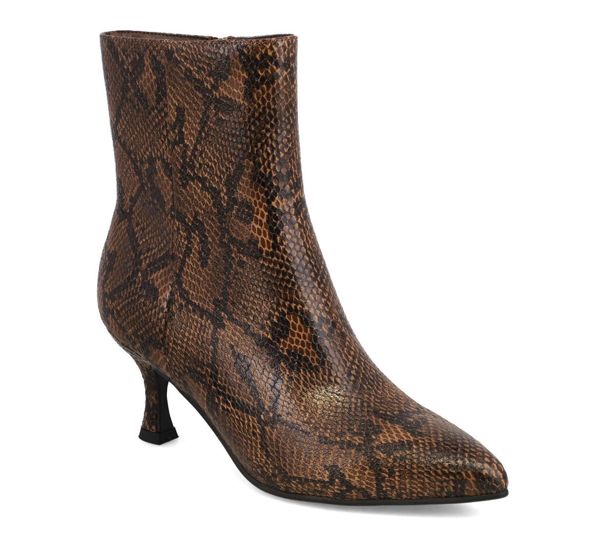 MIA Pointed Toe Kitten Heel Dress Booties - Ediva