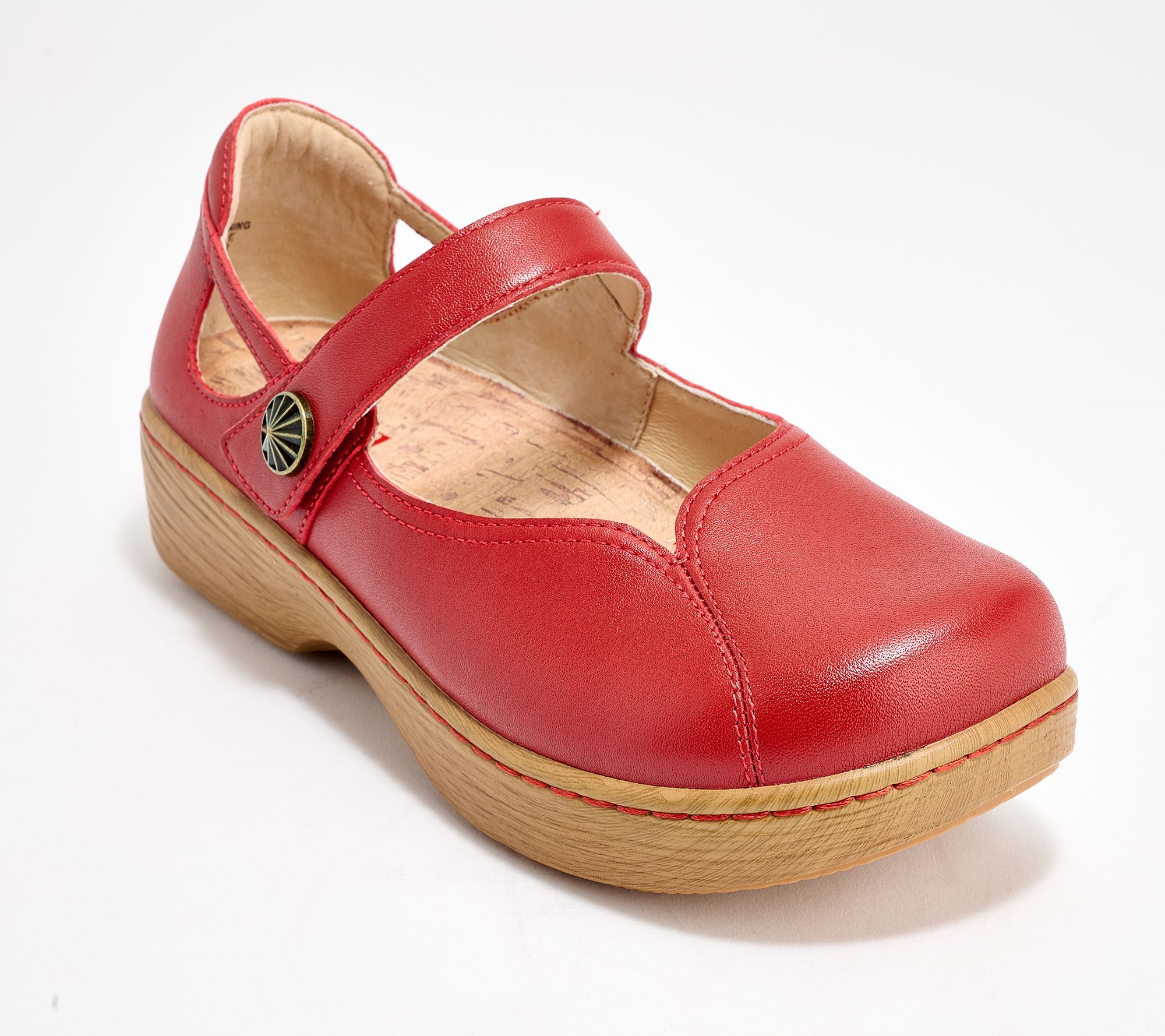 "As Is" Alegria Leather Mary Janes- Onika