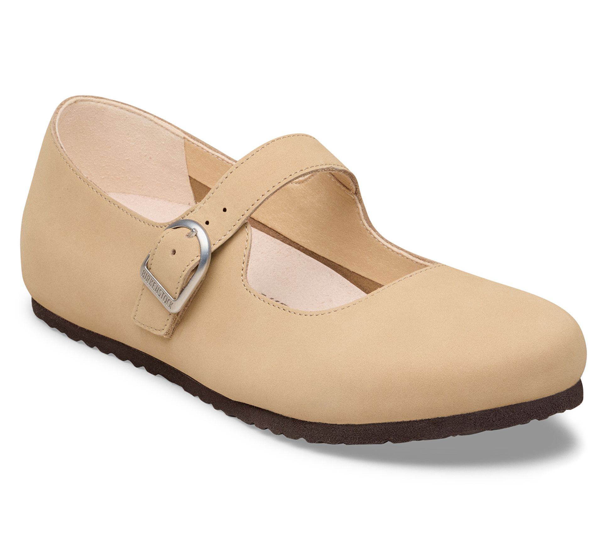 Birkenstock Nubuck Leather Mary Jane Flats - Santa Clarita