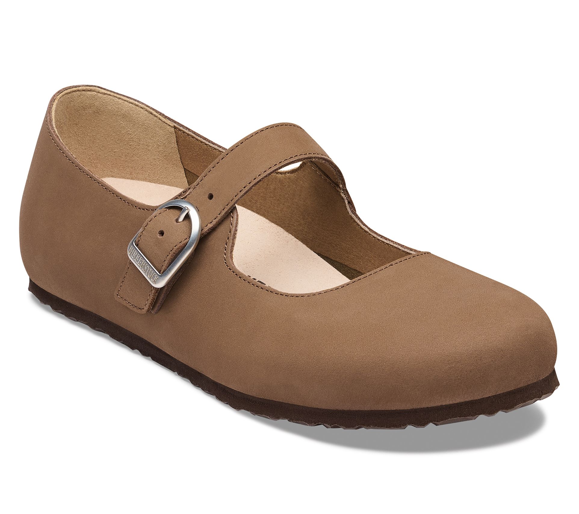 Birkenstock Nubuck Leather Mary Jane Flats - Santa Clarita