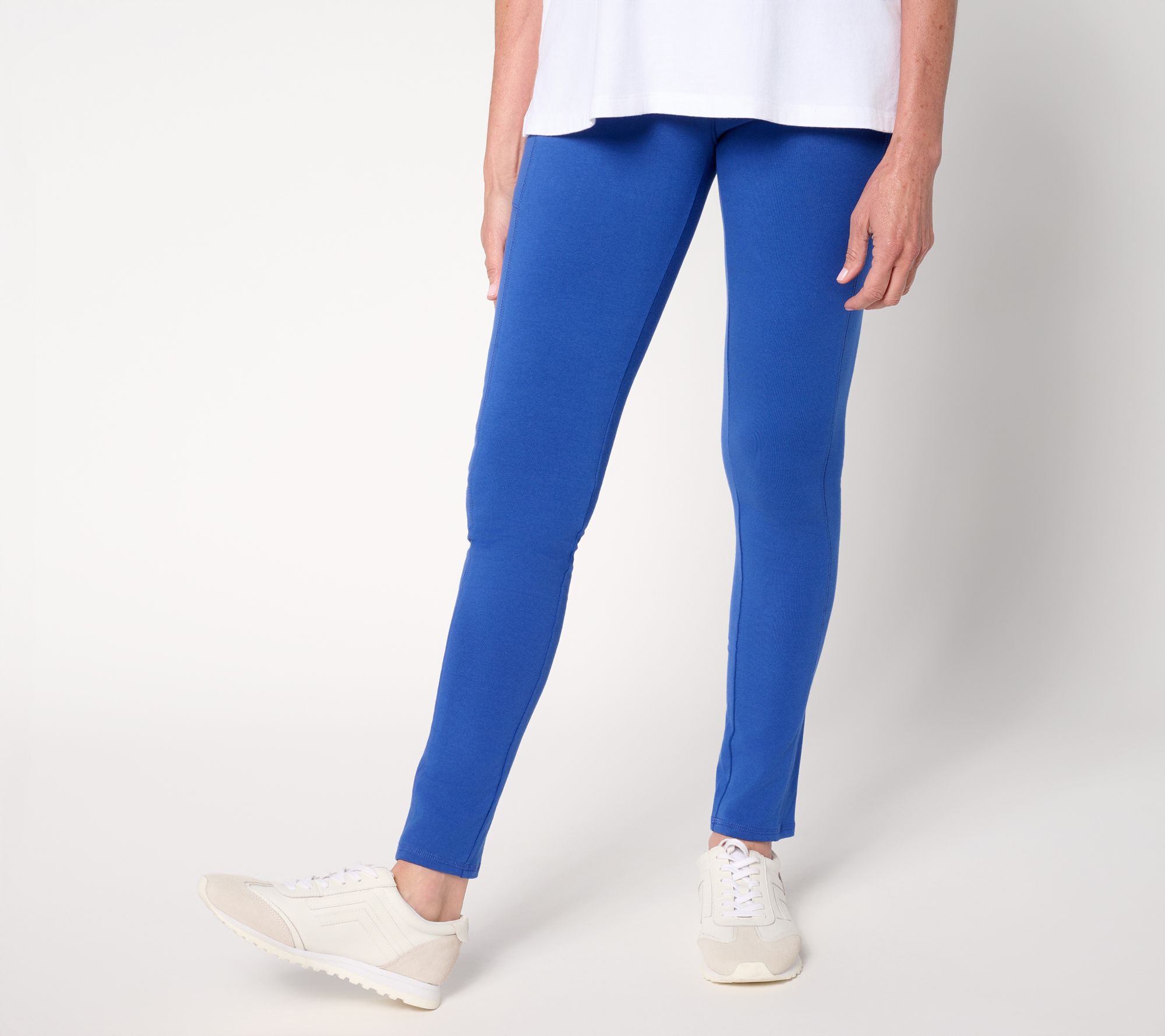 "As Is" Denim & Co. Active Reg Duo Stretch Slim Leg Pants