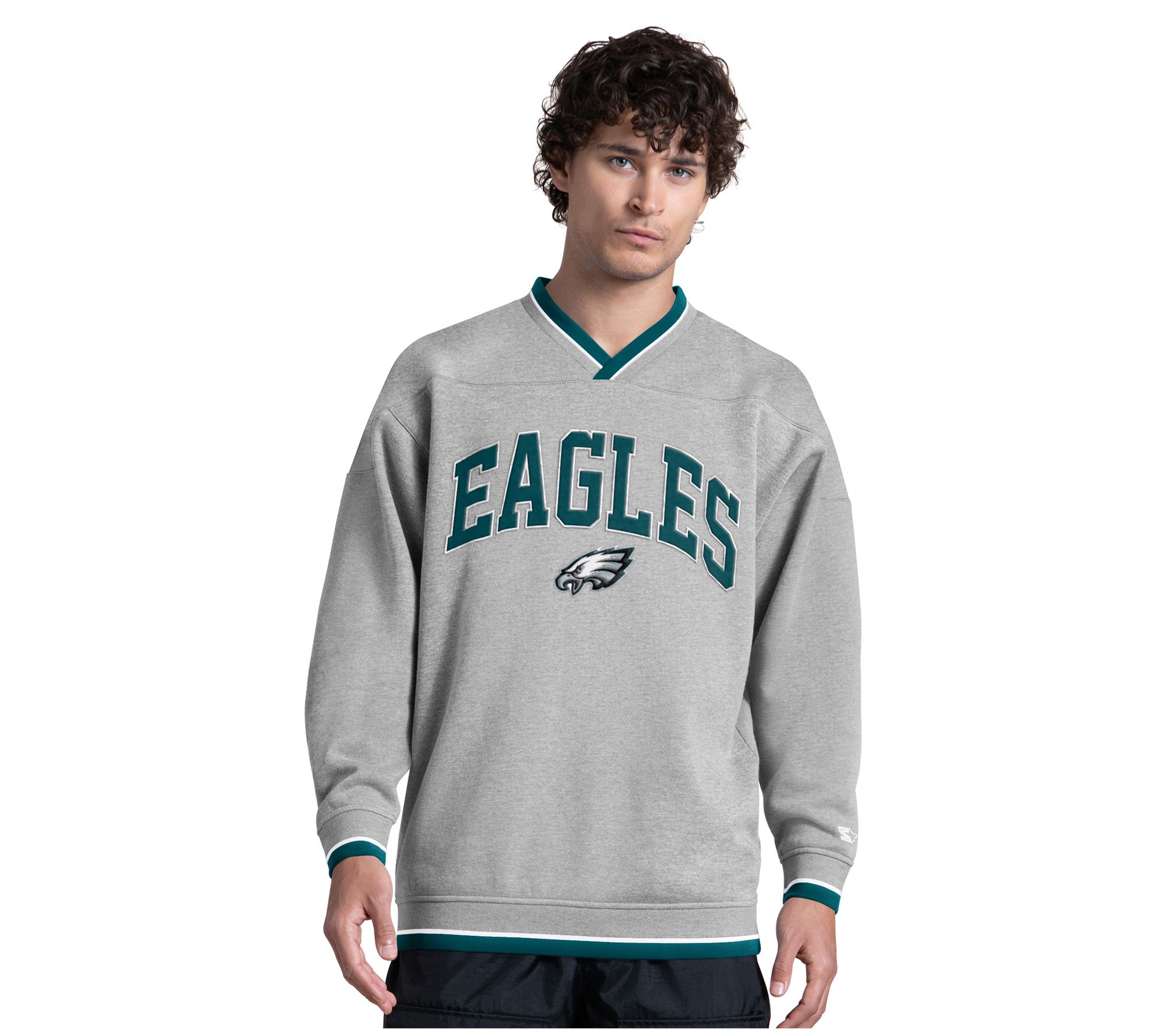 NFL Officially Licensed Starter Men's Fleece Pu llover