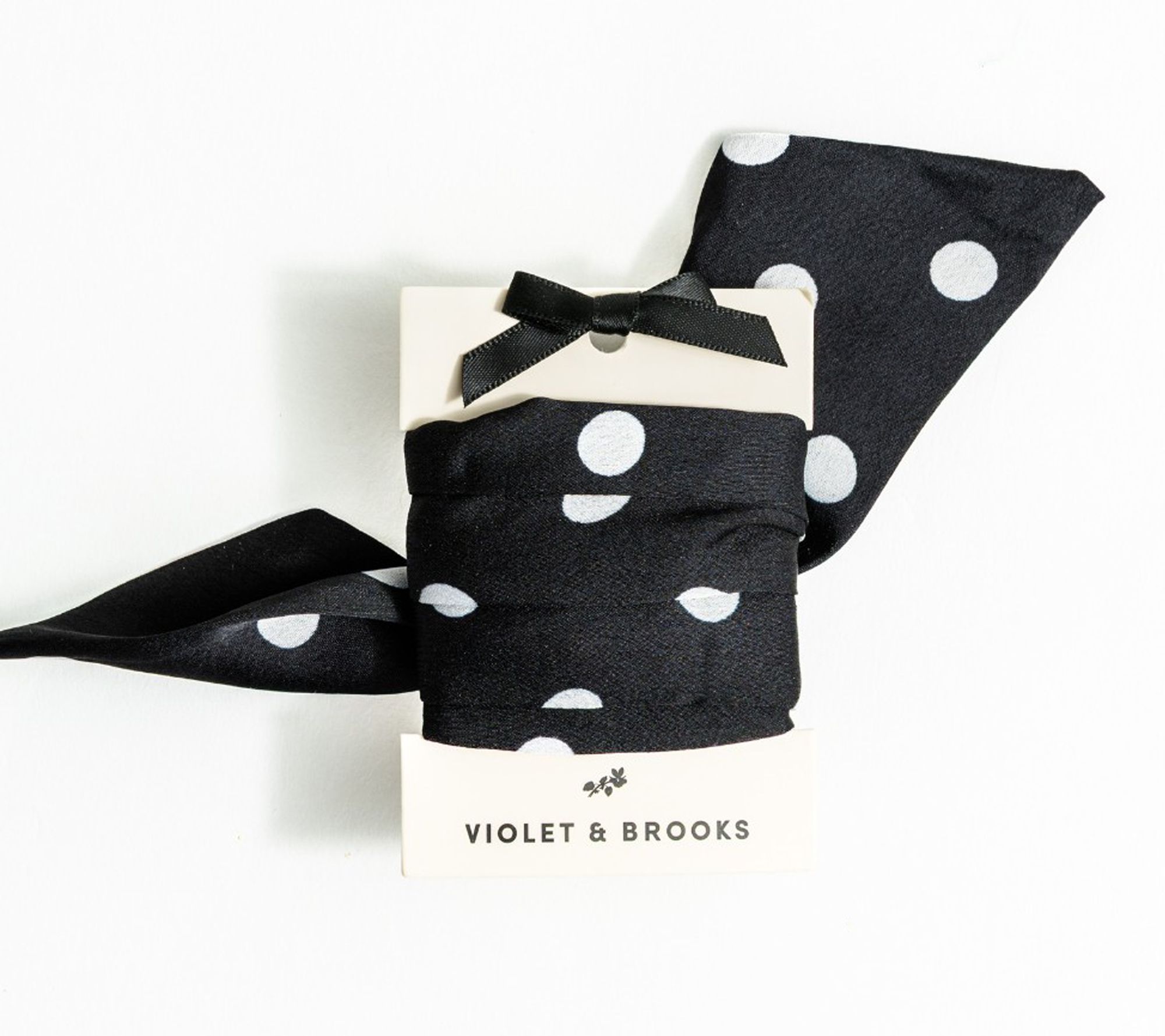 Violet and Brooks Dot Skinny Scarf