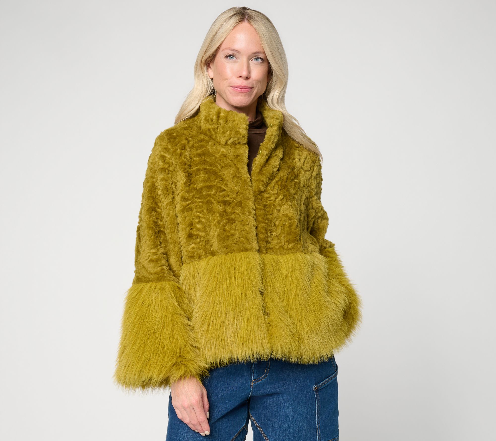 Carla Rockmore Collection Vintage Faux Fur Coat | QVC