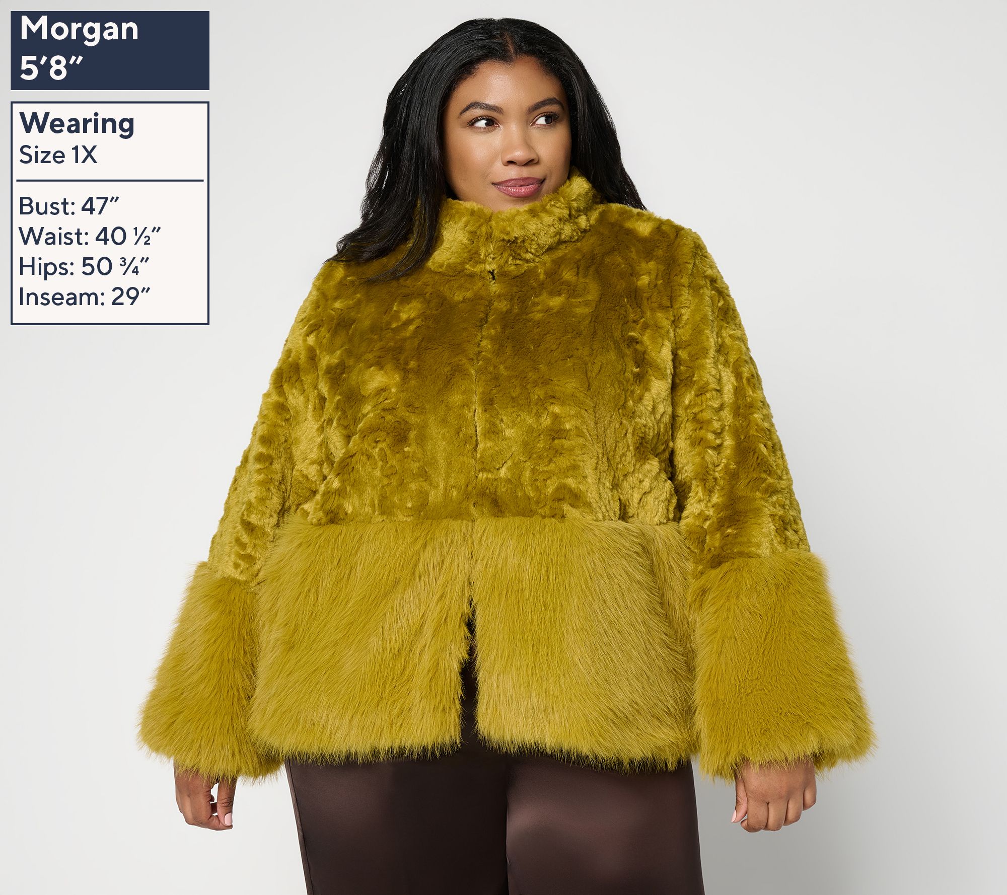 Carla Rockmore Collection Vintage Faux Fur Coat | QVC