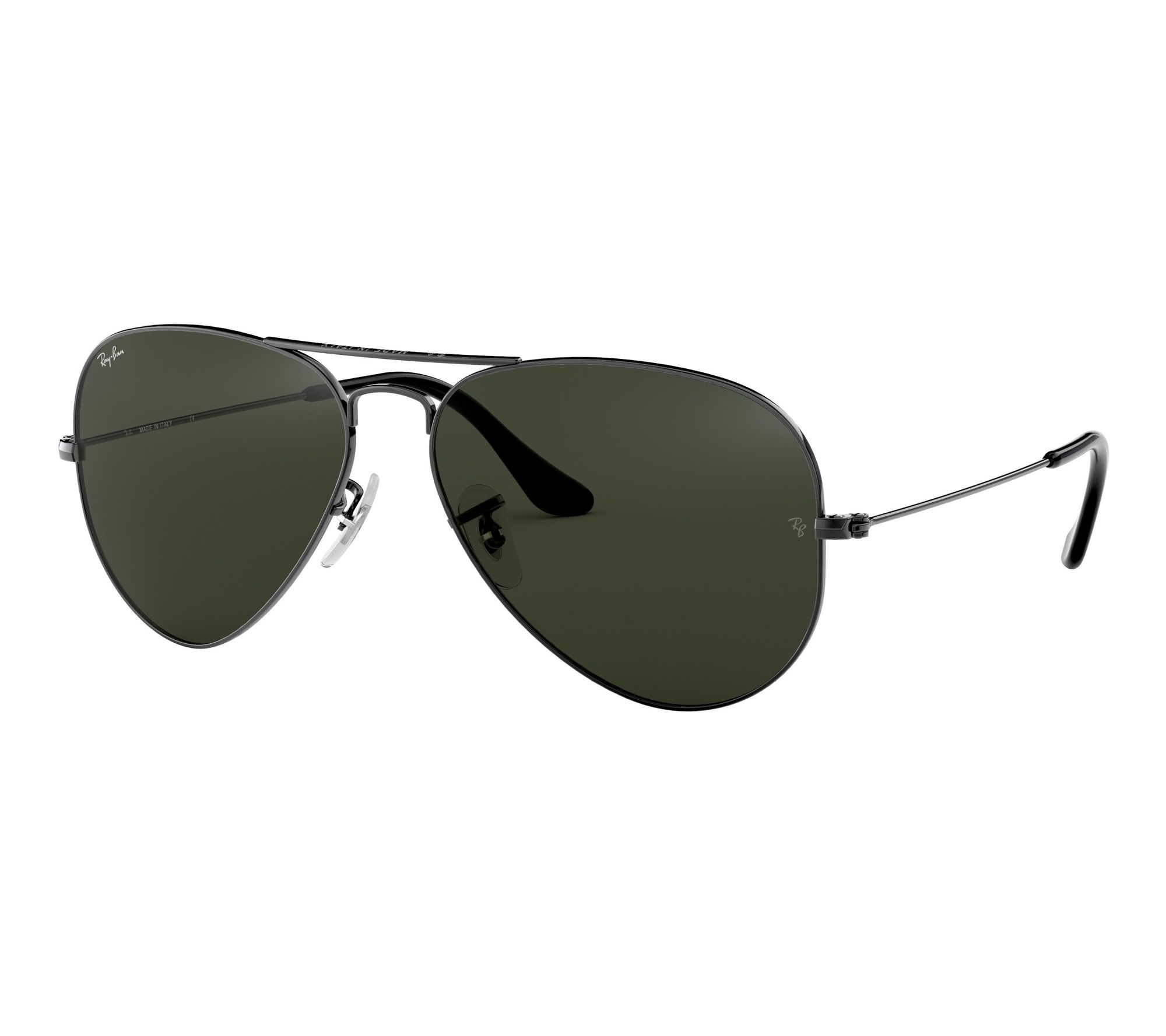 Ray-Ban Aviator Classic Sunglasses-Polished Gunmetal-58mm