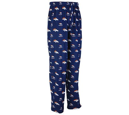 broncos pajamas men's