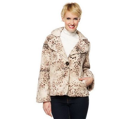 Qvc susan store graver fleece coats