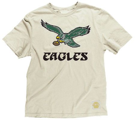 NFL Philadelphia Eagles 1980s Logo Super Soft T-Shirt - QVC.com