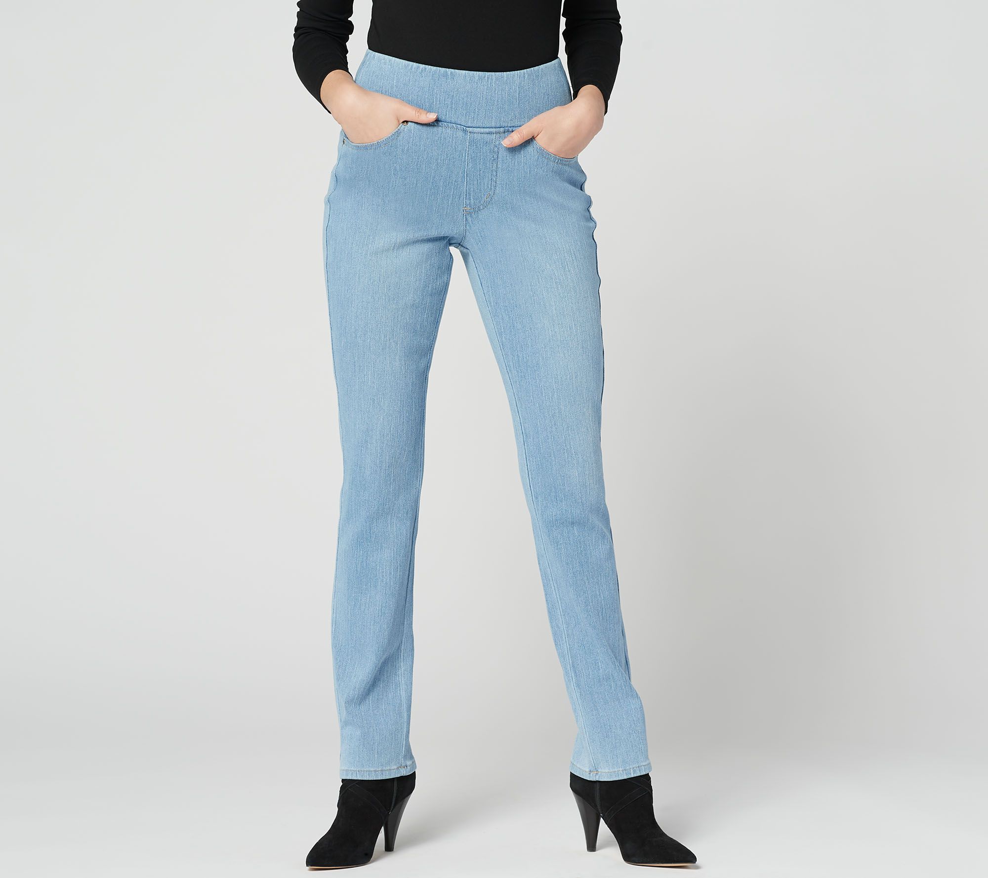 flexibelle jeans qvc