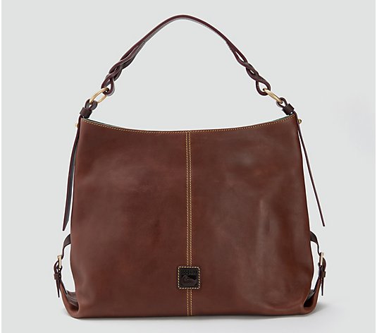 Dooney & Bourke Florentine Leather Twist Sac Shoulder Bag
