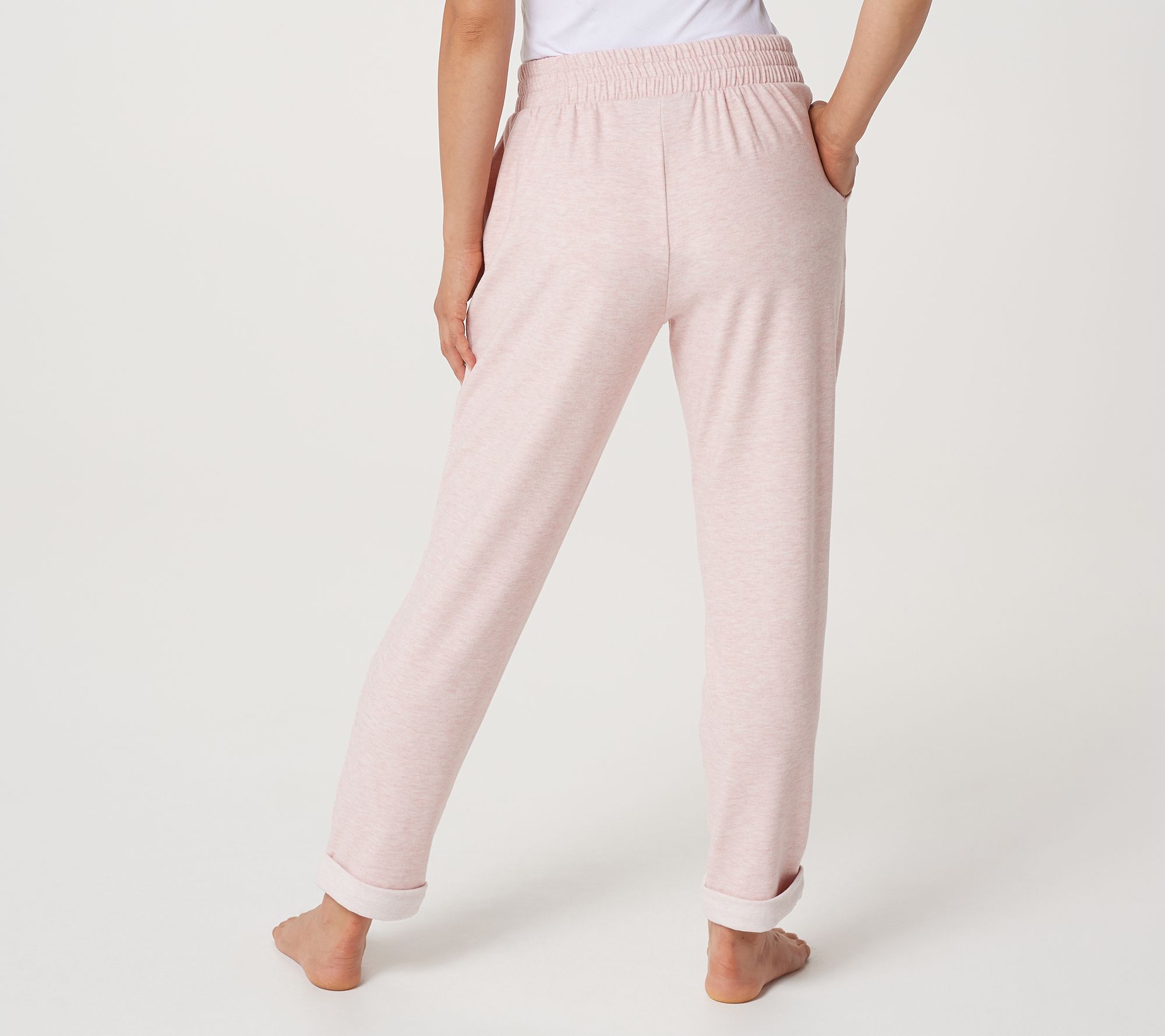AnyBody Petite Double Knit Pant with Cuff Detail - QVC.com