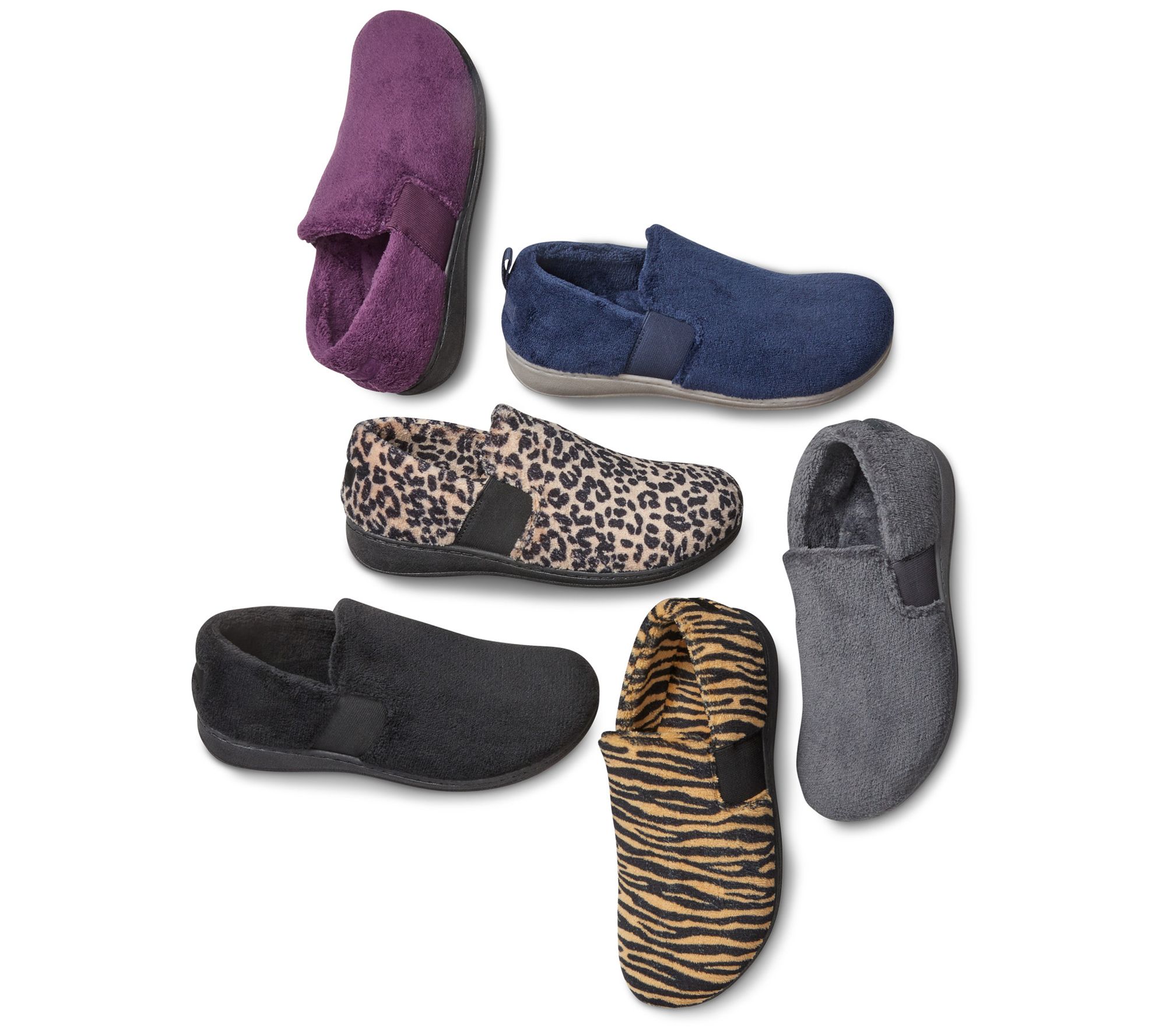 vionic bedroom slippers qvc