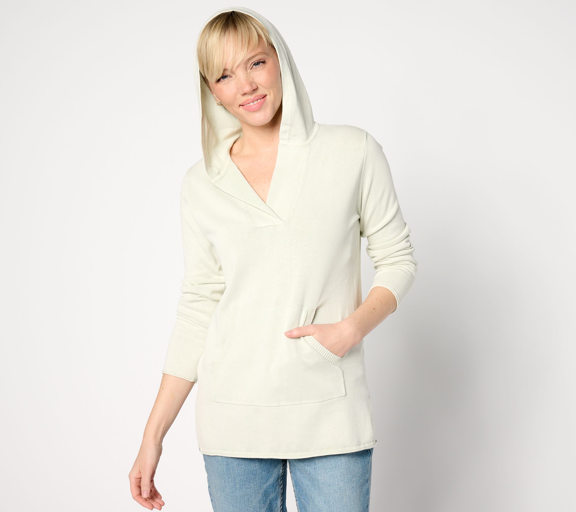 Barefoot Dreams Sunbleached 100% Cotton Bonfire Hoodie