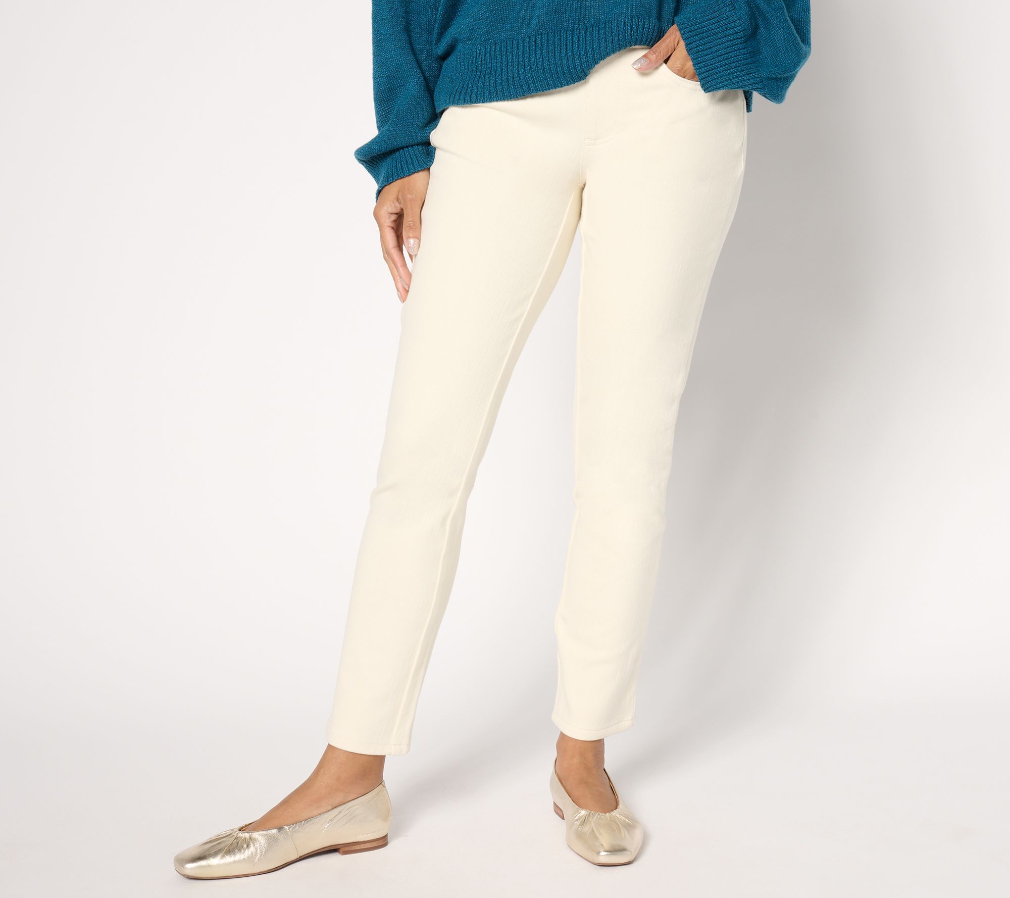 Belle by Kim Gravel Tall Flexibelle Belle Curve Slim-Leg Jeans