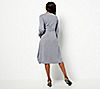 Girl With Curves Ribbed Faux Wrap Sweater Dress, 1 of 3